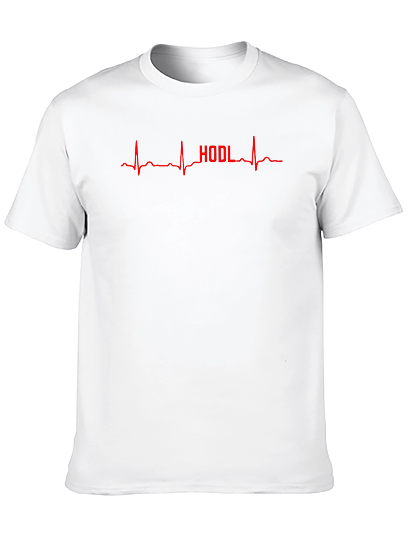 HODL Heartbeat Graphic Tee - Crypto Investor T-Shirt