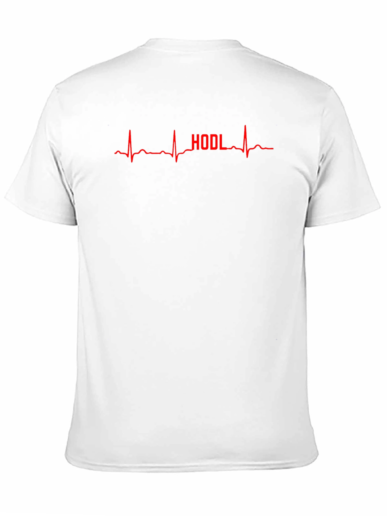 HODL Heartbeat Graphic Tee - Crypto Investor T-Shirt