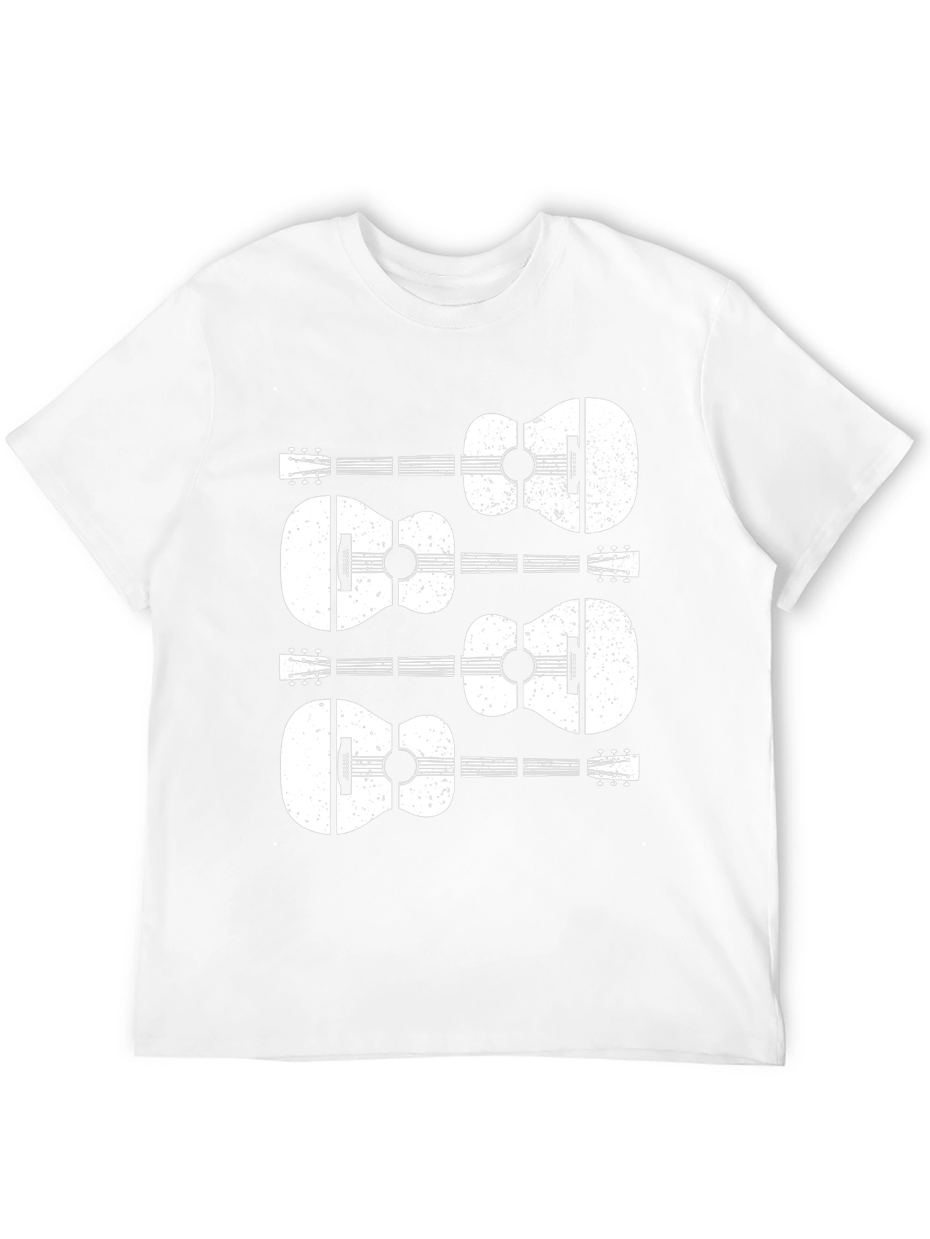 Guitar Graphic Black T-Shirt