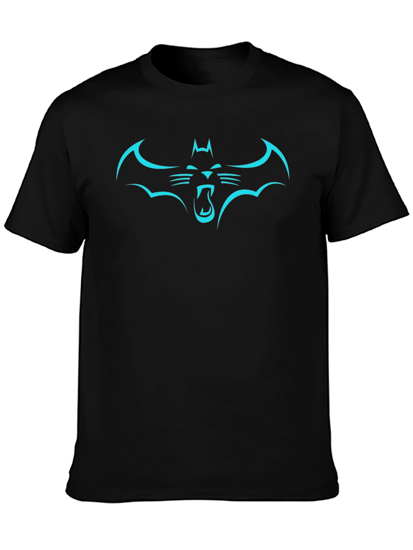 Batman Cat T-Shirt - Graphic Tee - Black