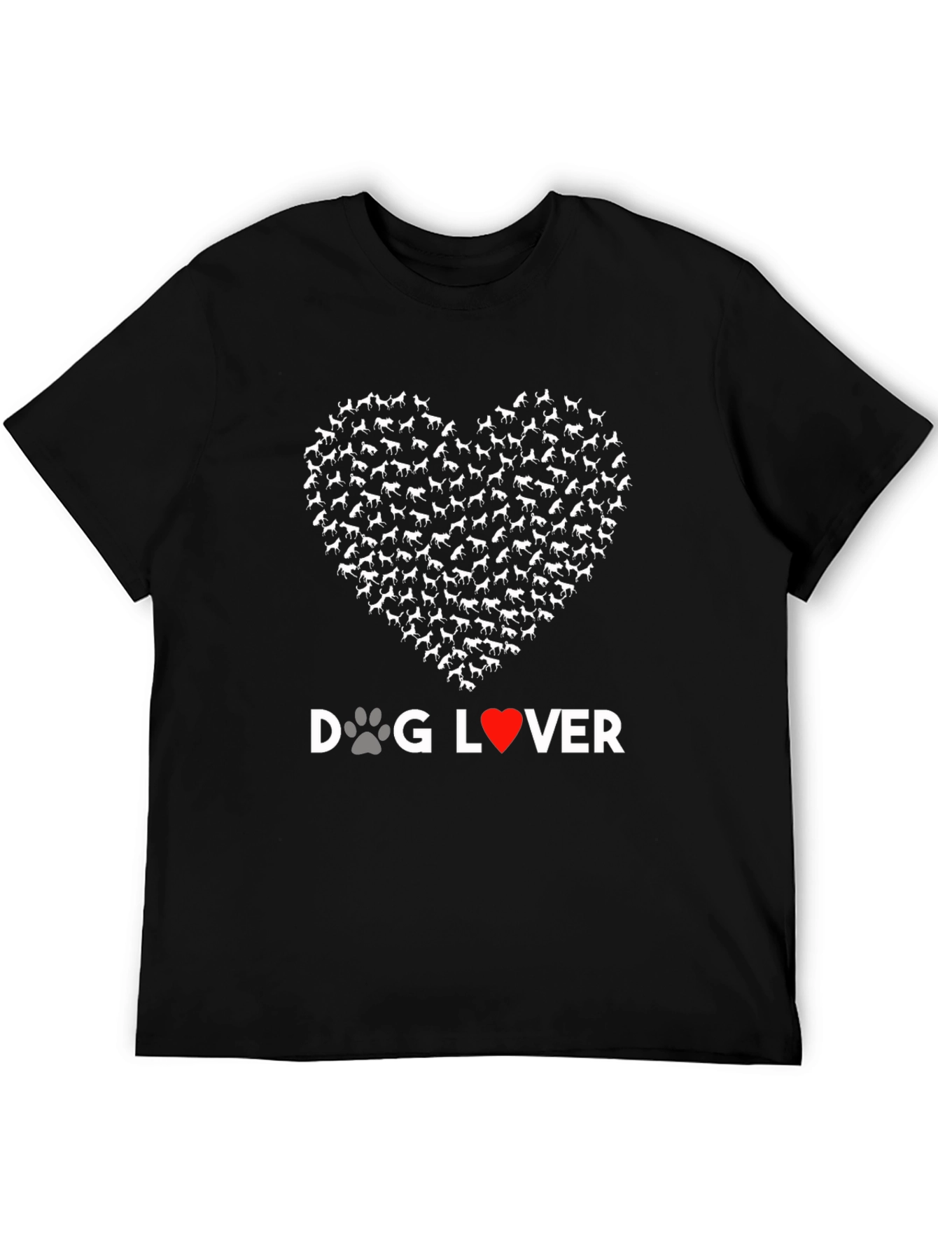 Dog Lover Heart Graphic Tee - Unisex