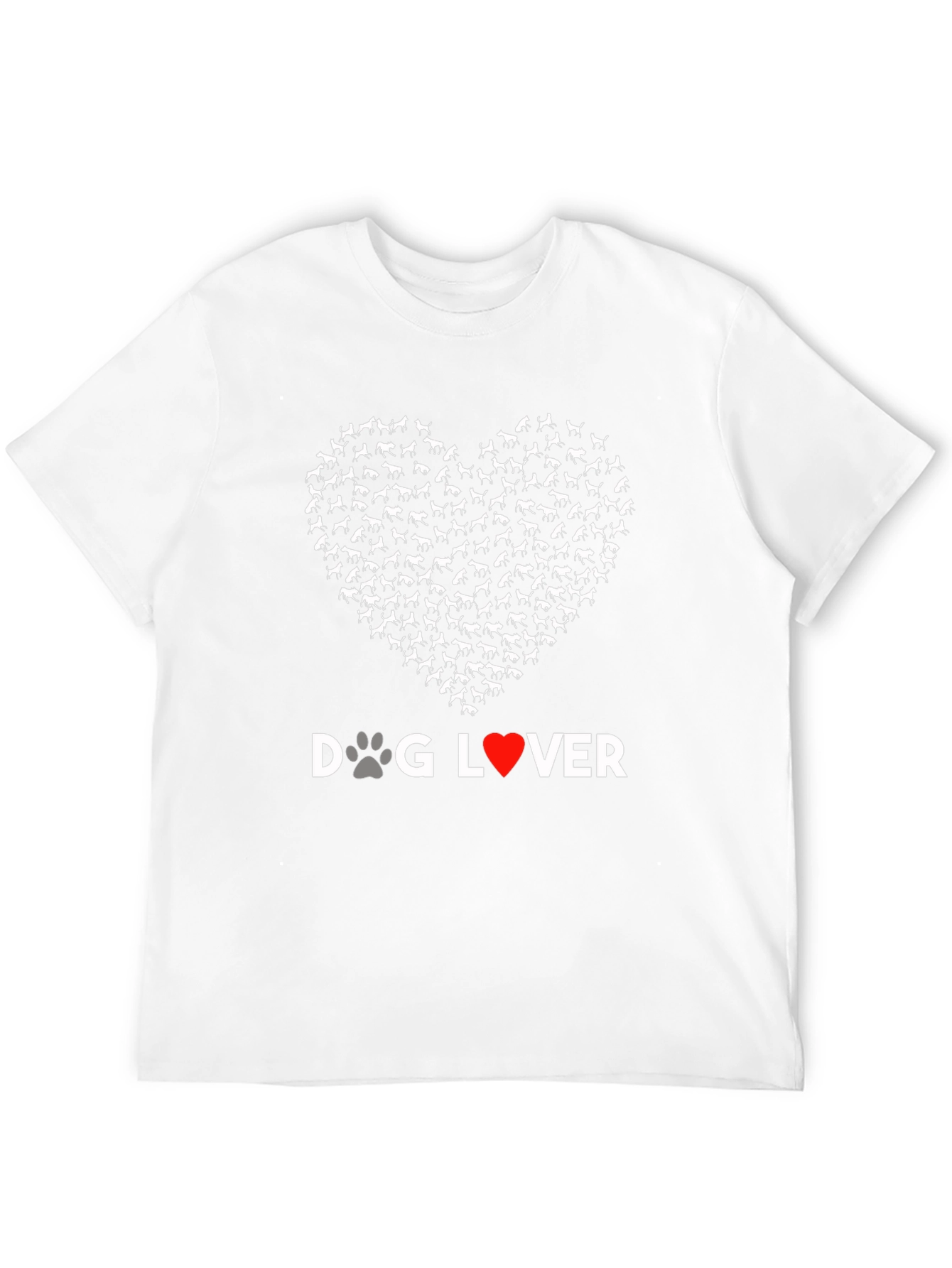 Dog Lover Heart Graphic Tee - Unisex
