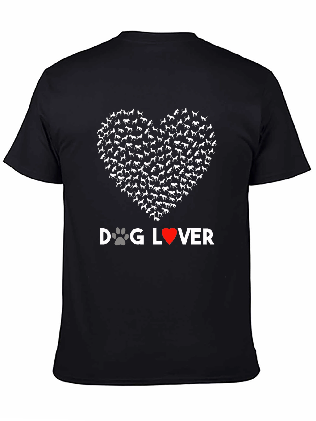 Dog Lover Heart Graphic Tee - Unisex