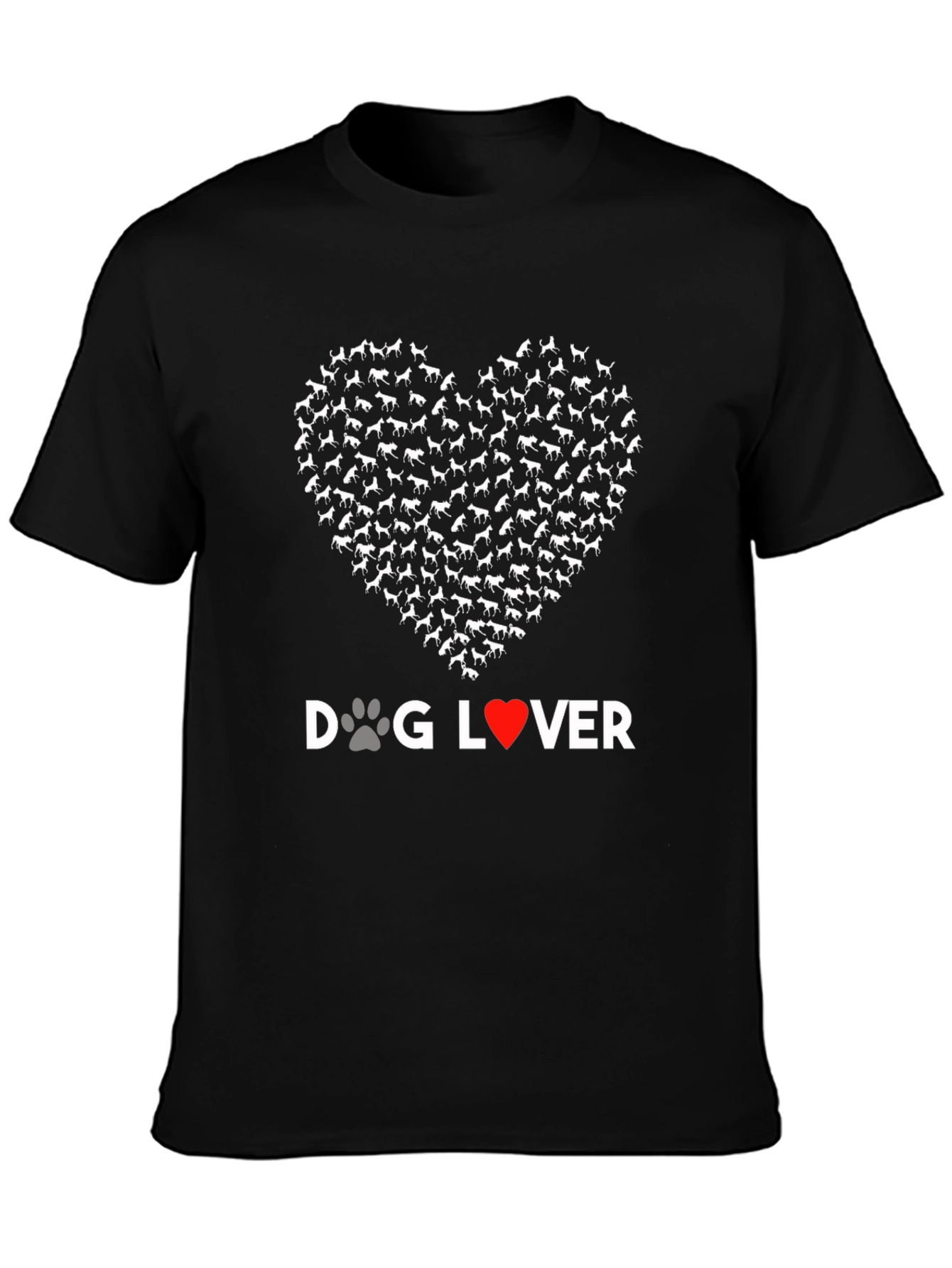 Dog Lover Heart Graphic Tee - Unisex