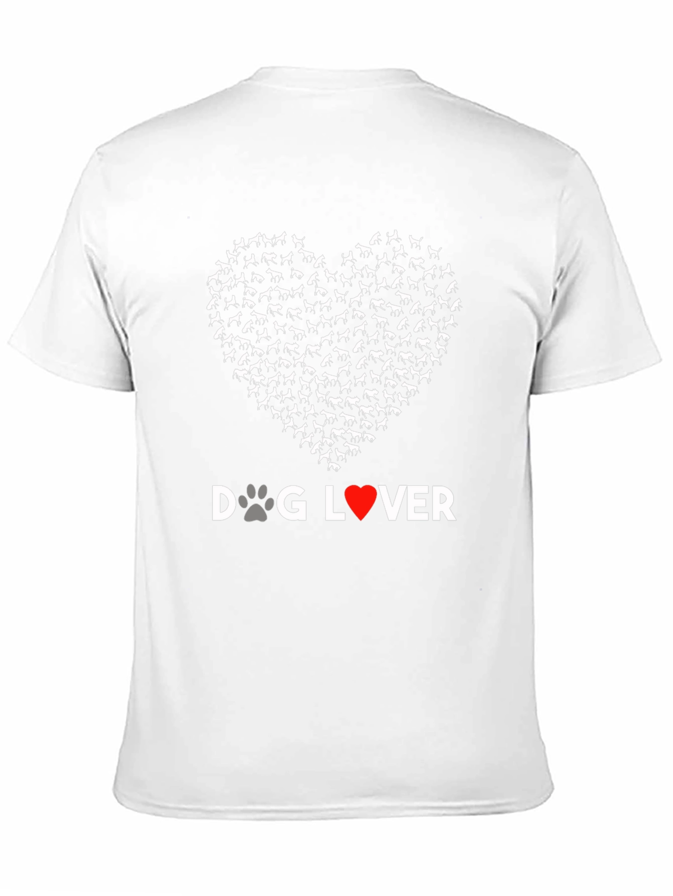 Dog Lover Heart Graphic Tee - Unisex