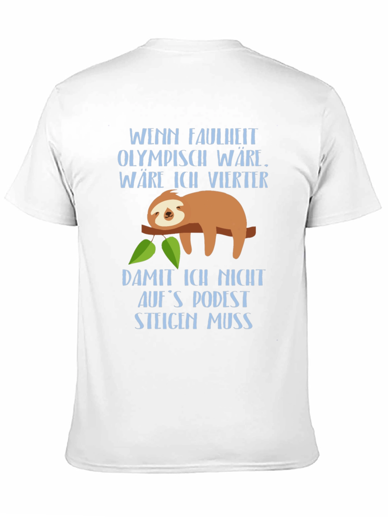 Funny Sloth Lazy Olympics Graphic T-Shirt