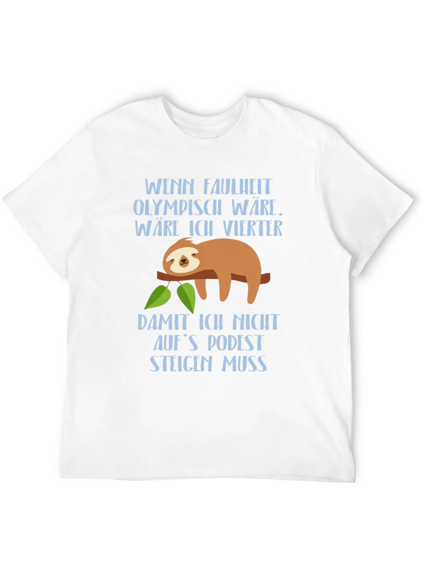 Funny Sloth Lazy Olympics Graphic T-Shirt