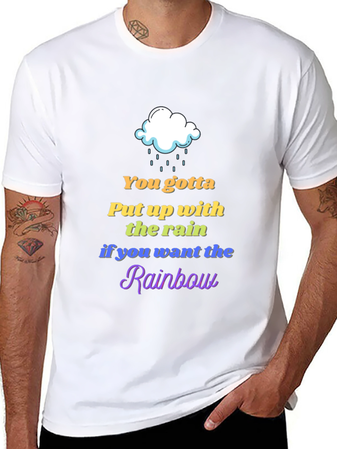 Rainbow After Rain Graphic Tee