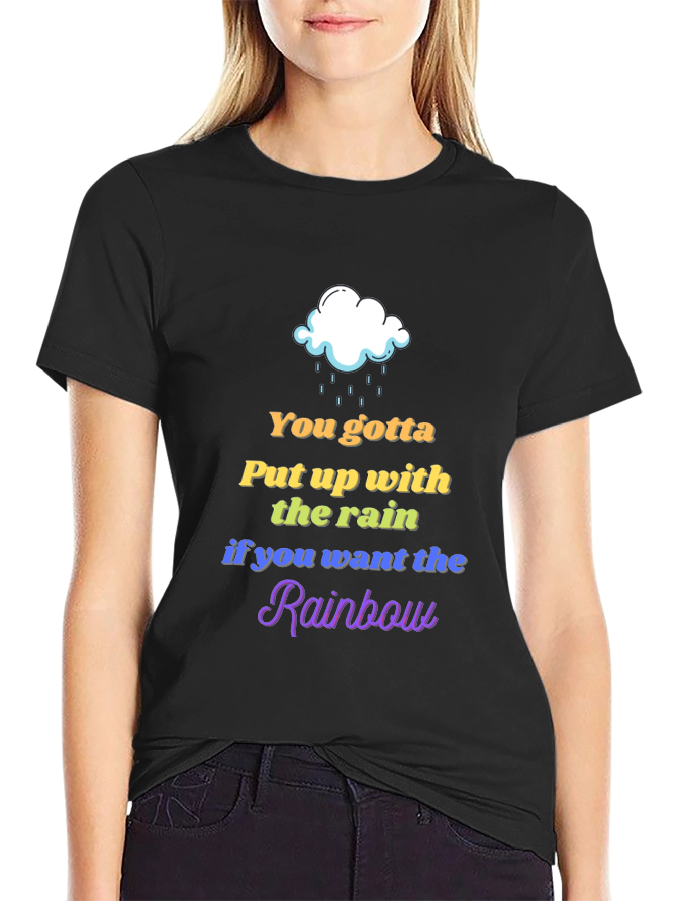 Rainbow After Rain Graphic Tee