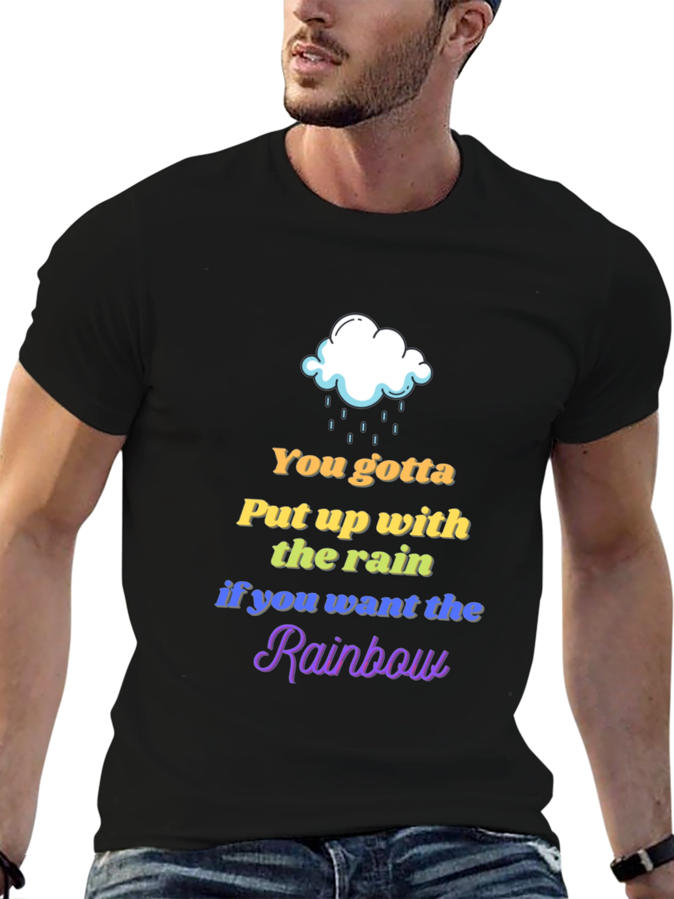 Rainbow After Rain Graphic Tee