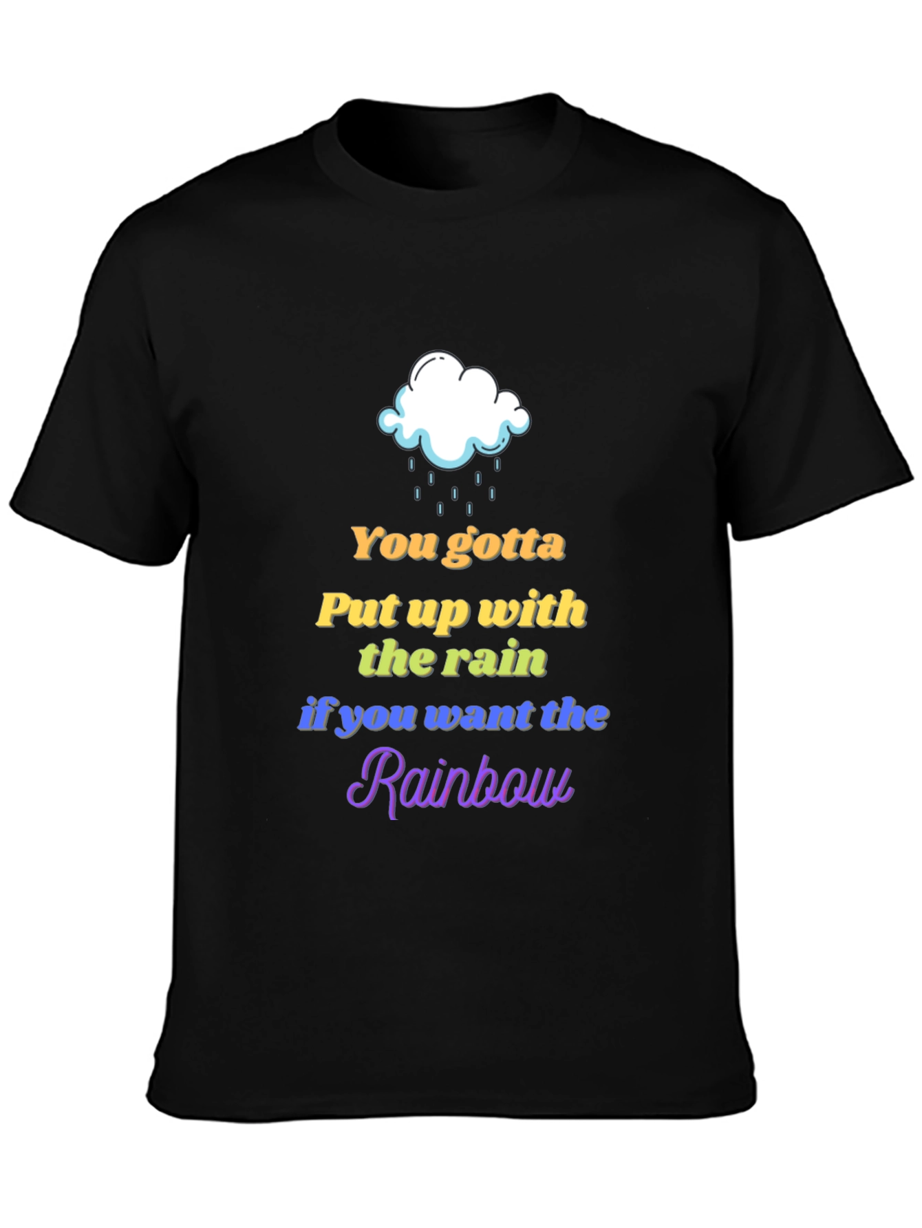 Rainbow After Rain Graphic Tee