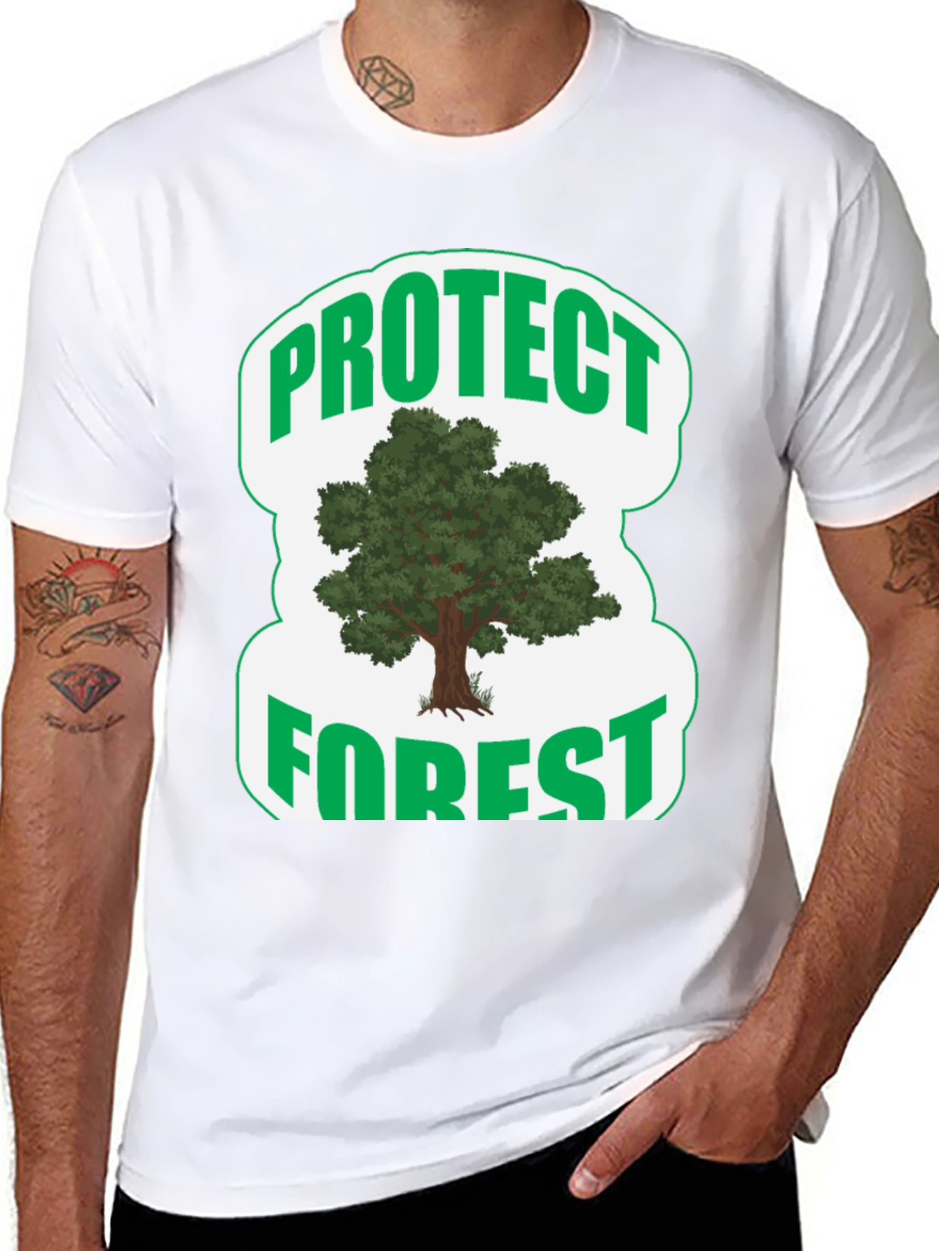 Protect Forest T-Shirt - Tree Graphic Tee
