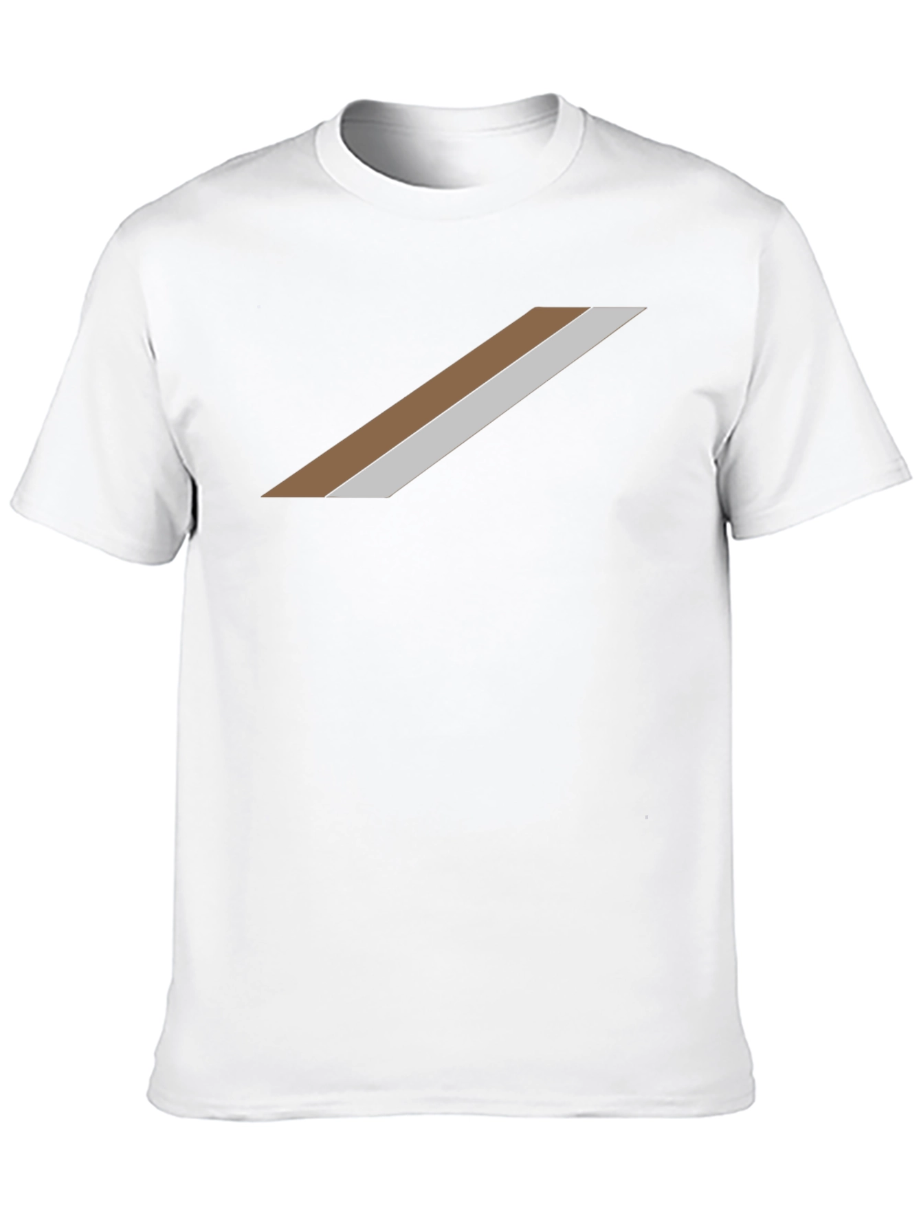 Modern Diagonal Stripe Tee - Stylish and Unique!