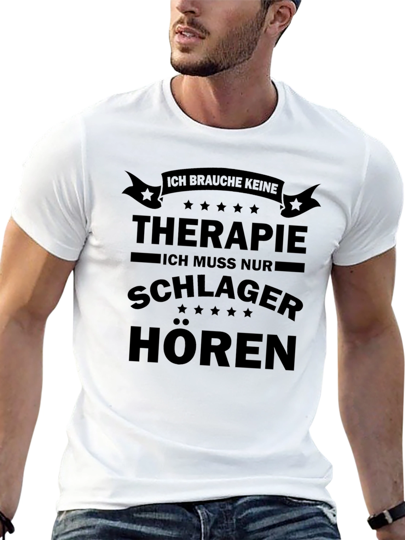 Ich Brauche Keine Therapie Mens T-Shirt