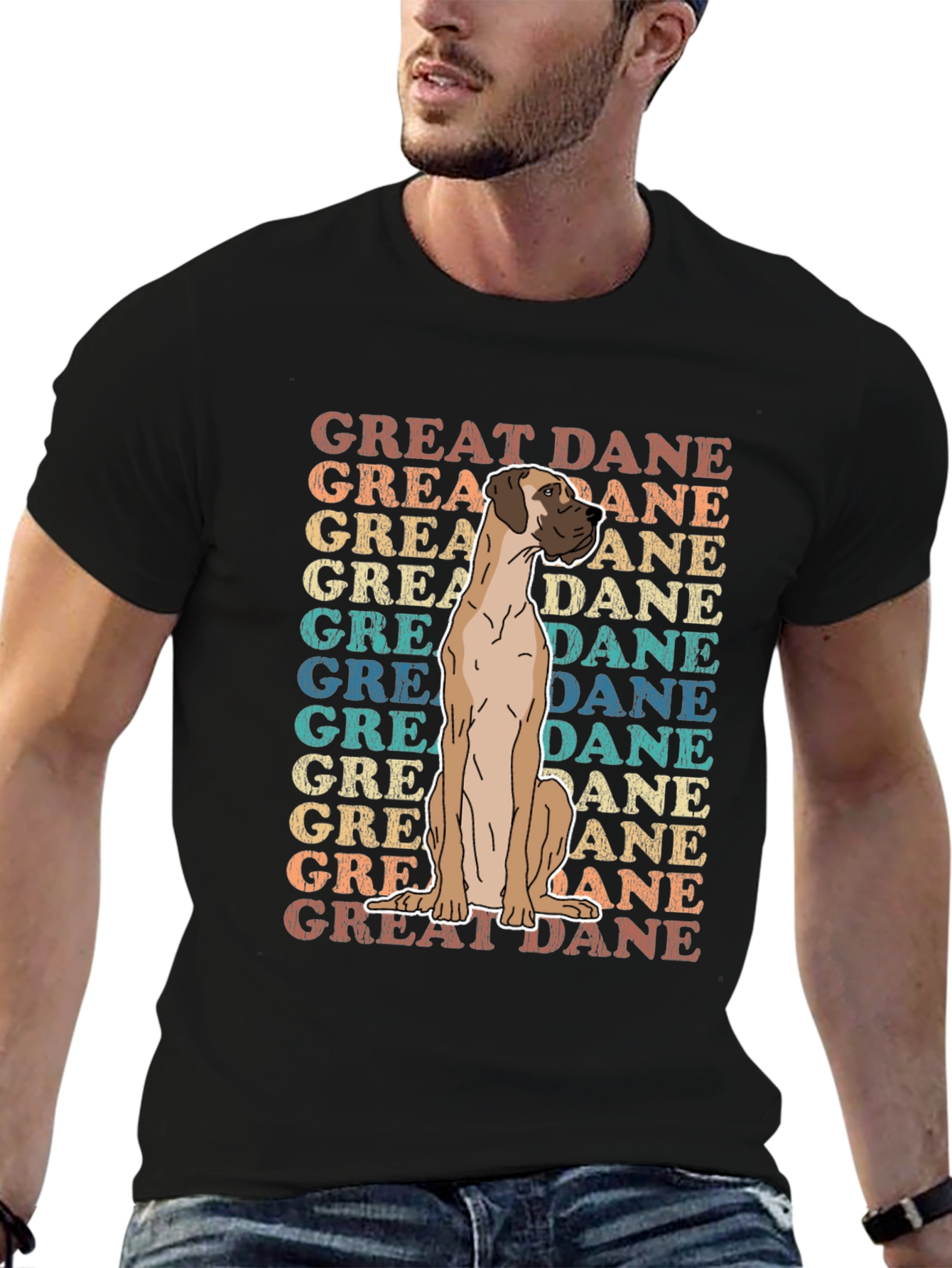 Great Dane Dog Graphic T-Shirt