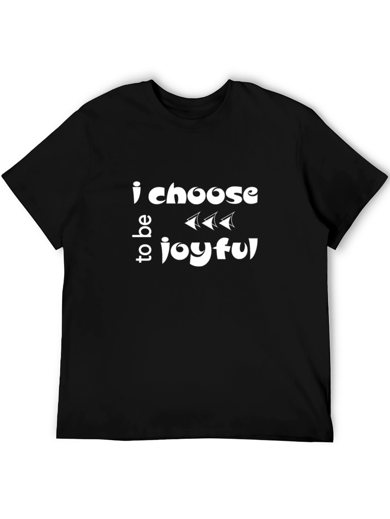Joyful Choice Black T-Shirt