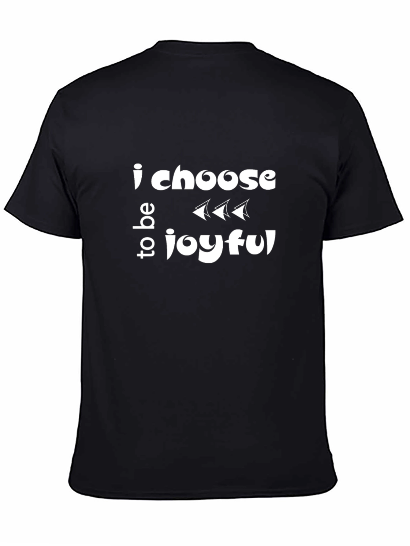 Joyful Choice Black T-Shirt