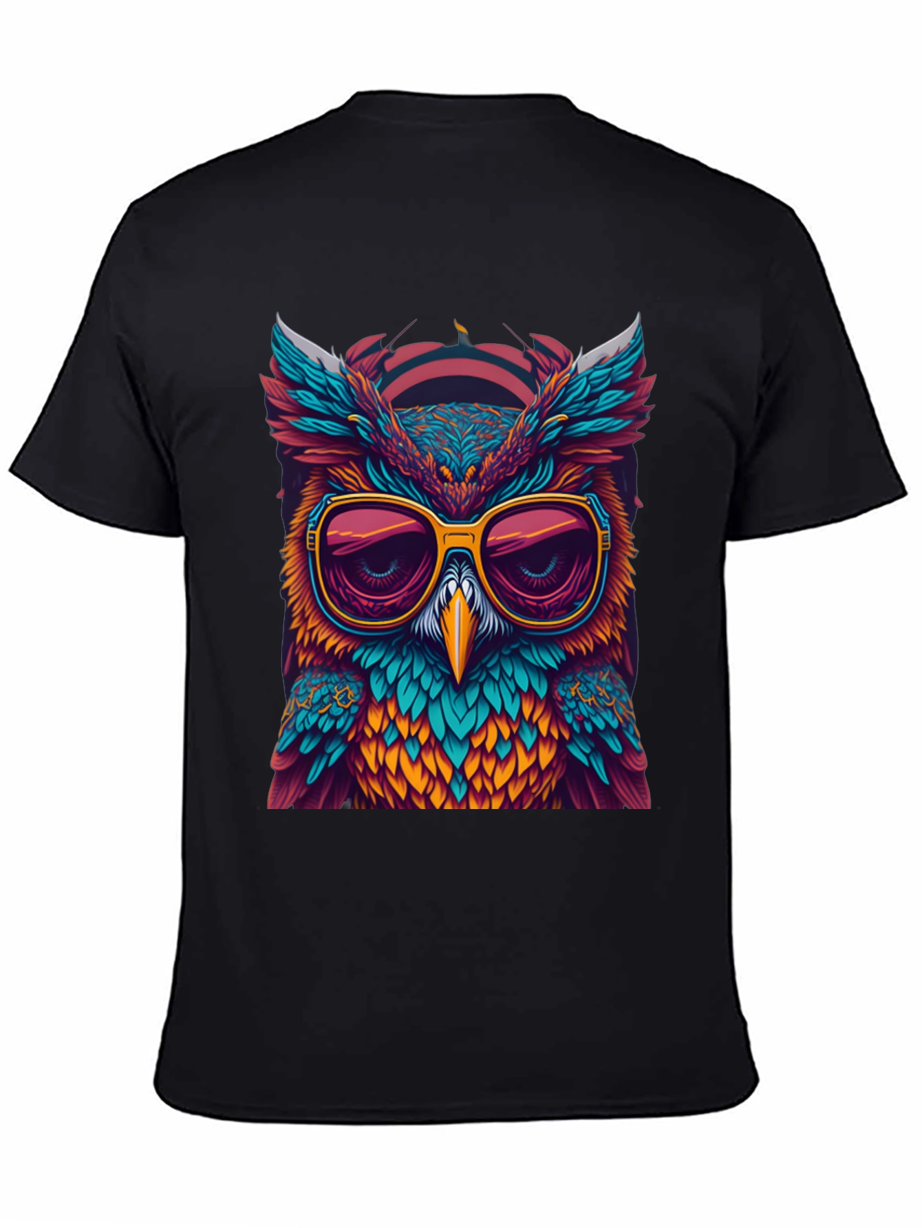 Cool Owl Graphic Tee - Unique Design