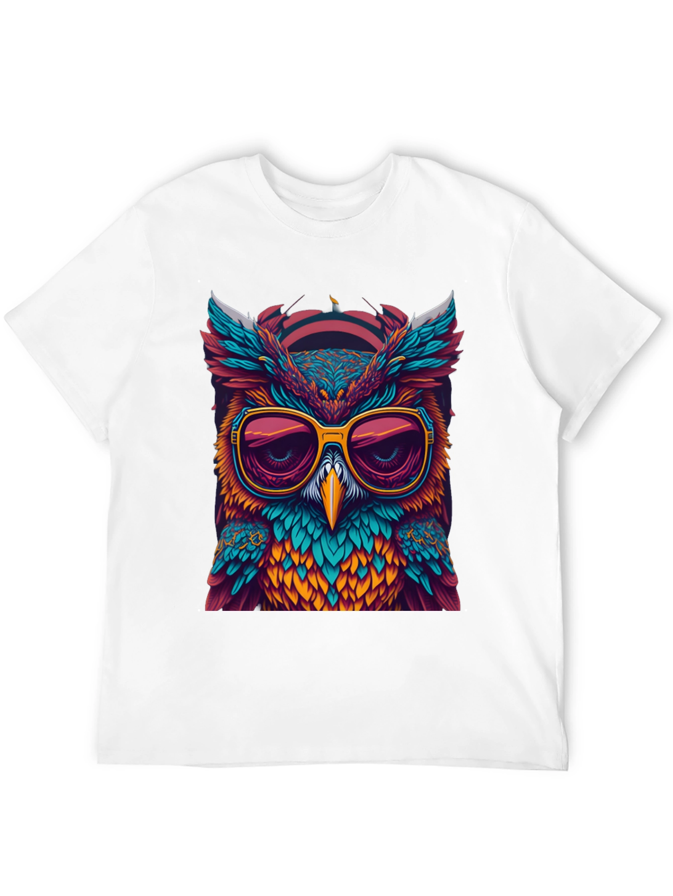 Cool Owl Graphic Tee - Unique Design