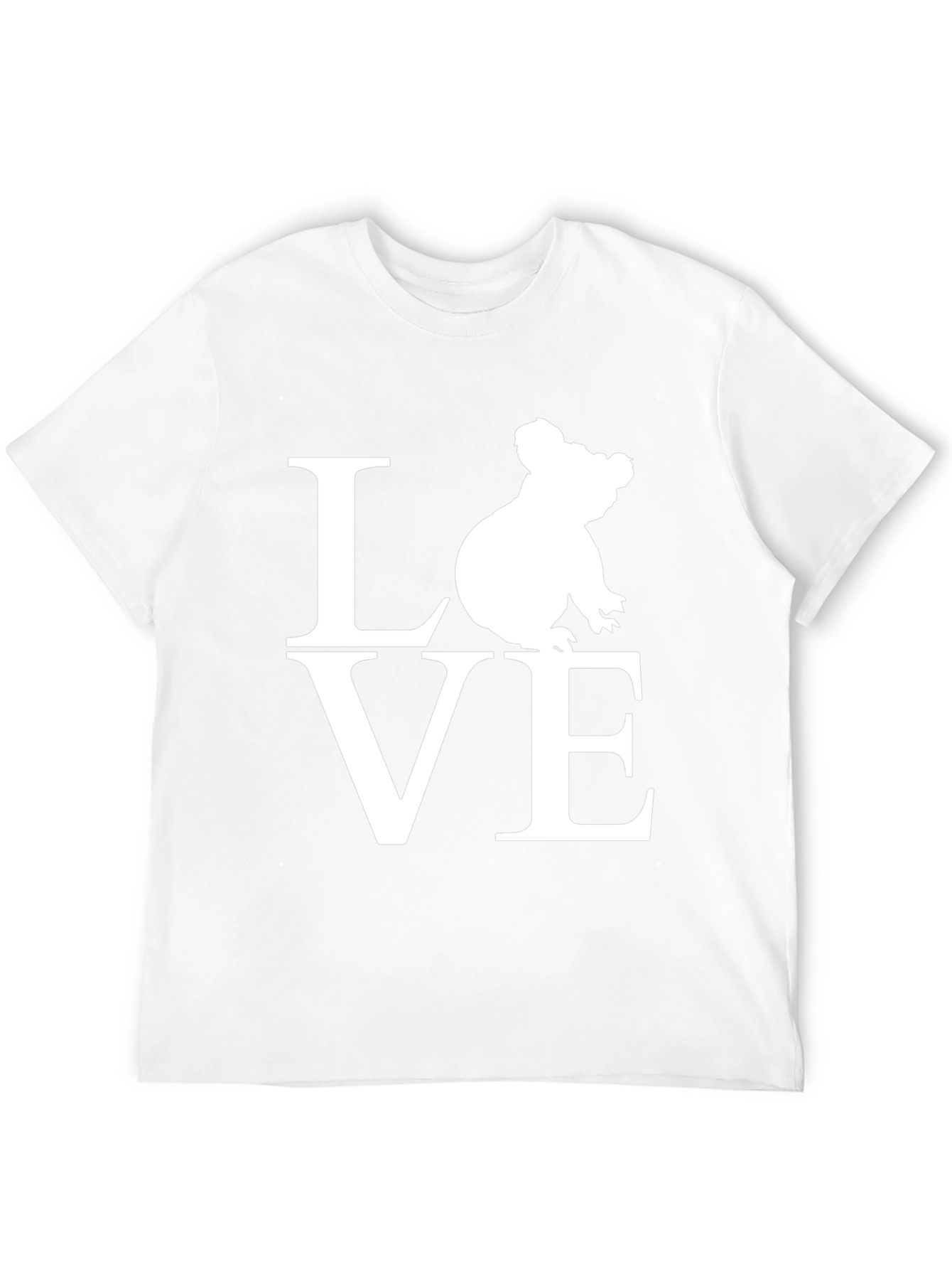 Koala Love Graphic Tee - Black Cotton T-Shirt