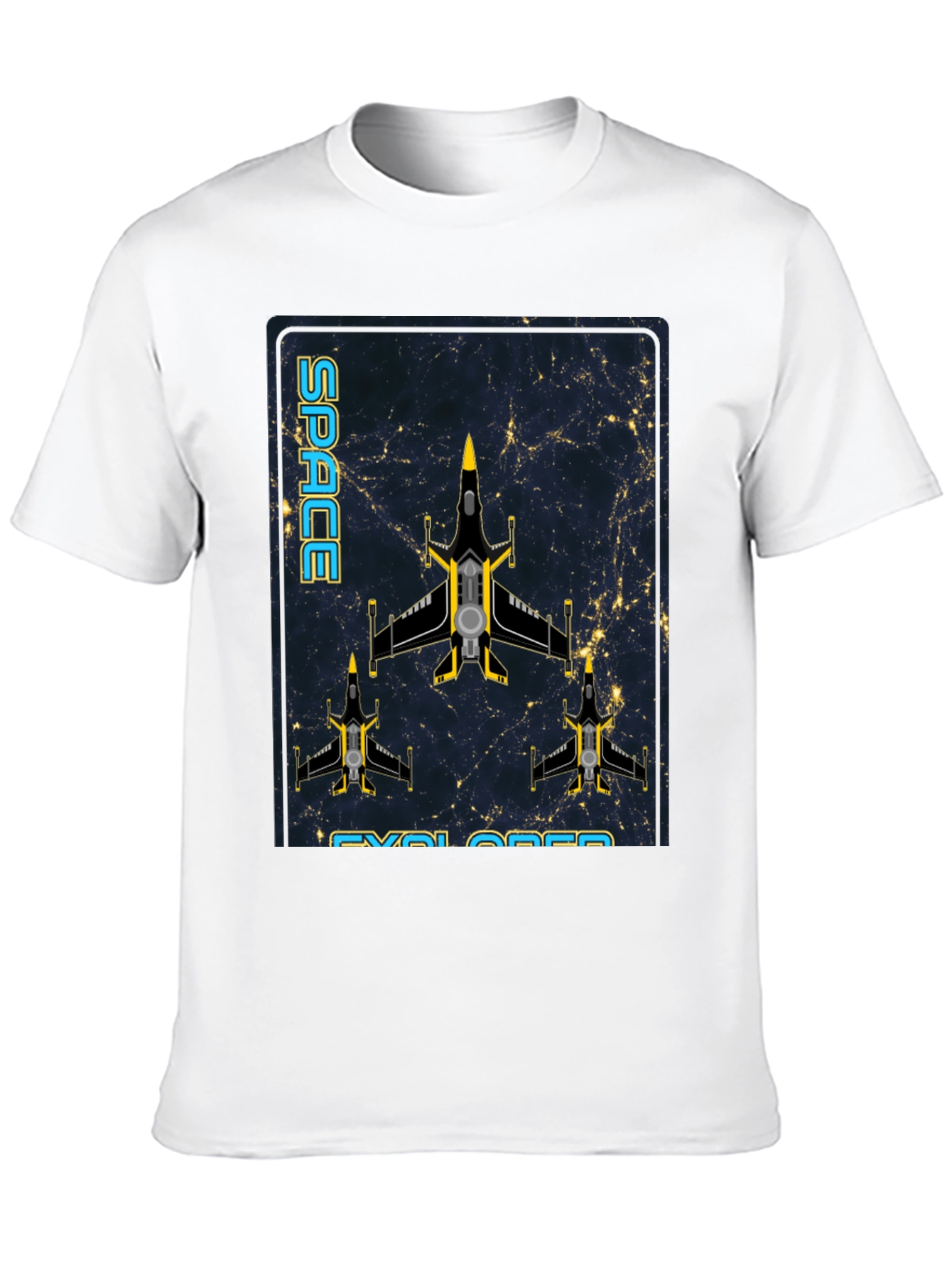 Space Explorer Graphic Tee - Sci-Fi Design