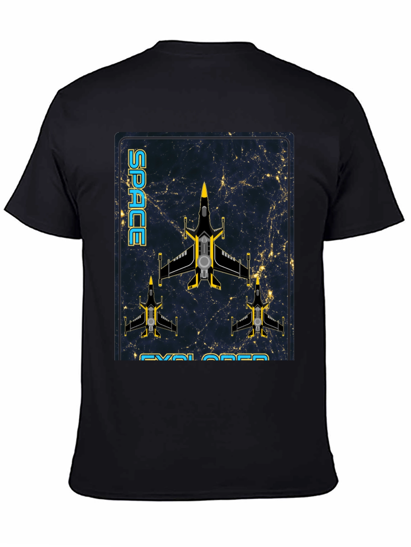 Space Explorer Graphic Tee - Sci-Fi Design