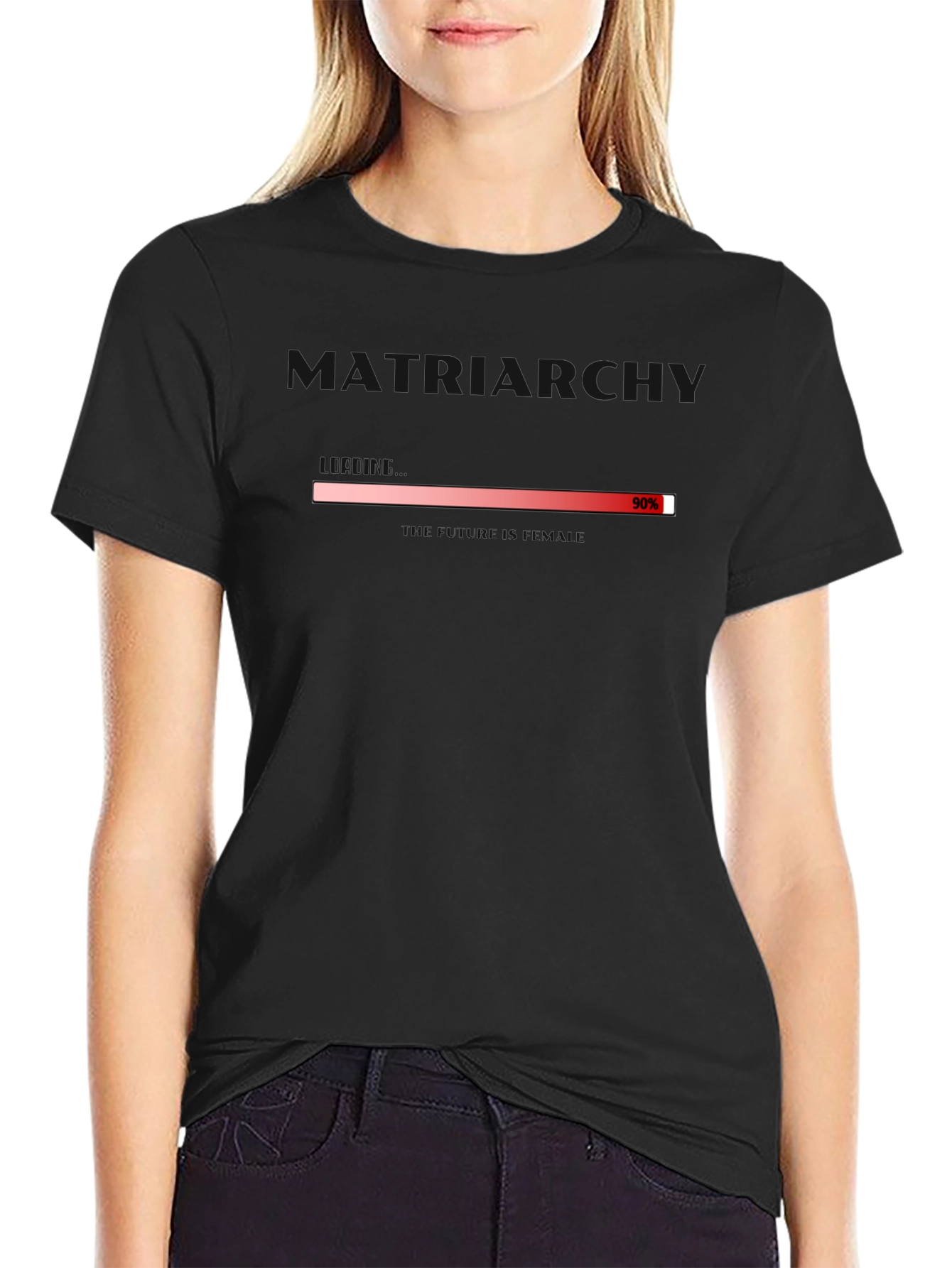 90% Sarcastic Black T-Shirt