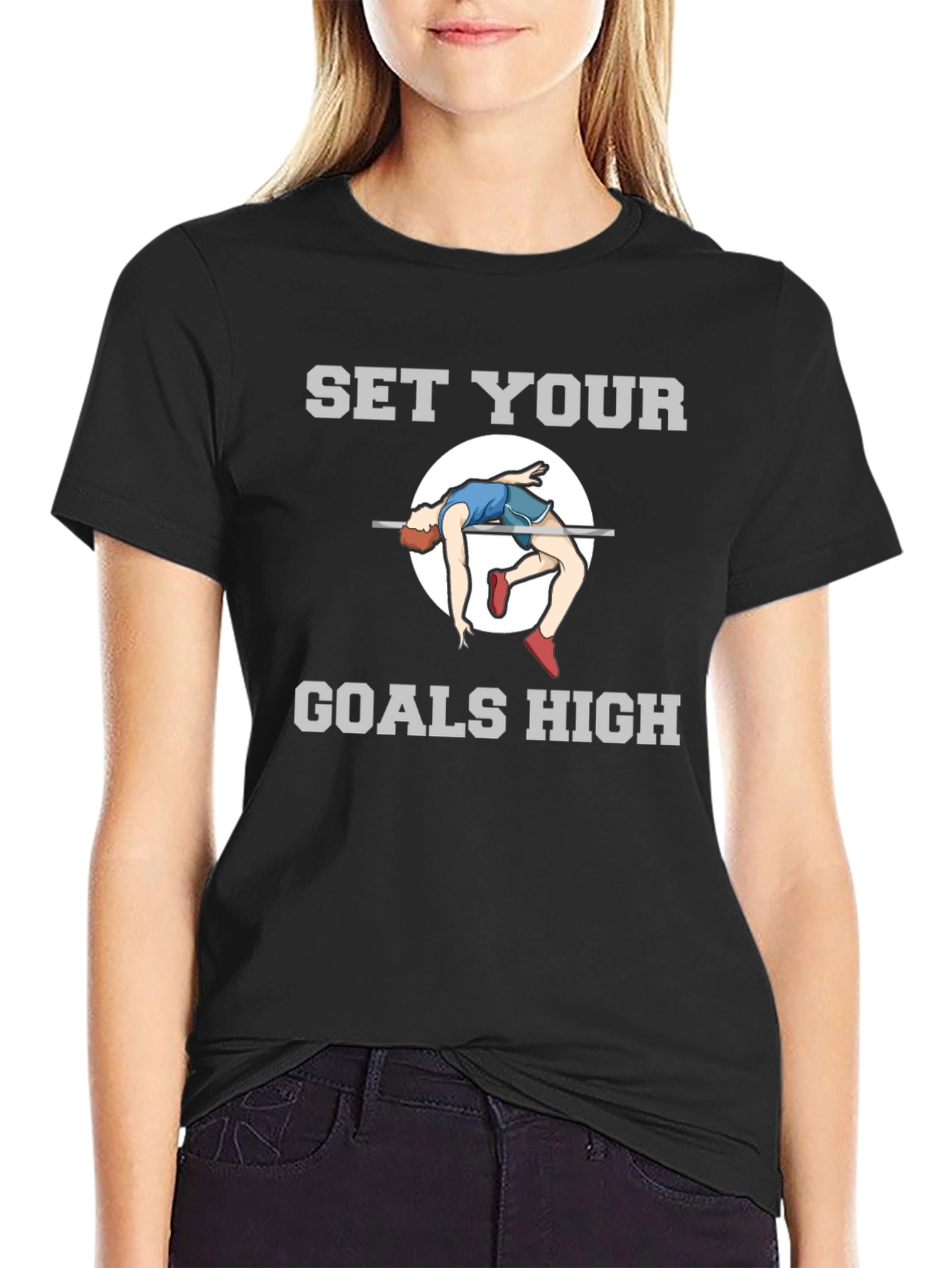 Set Your Goals High T-Shirt - Motivational Apparel