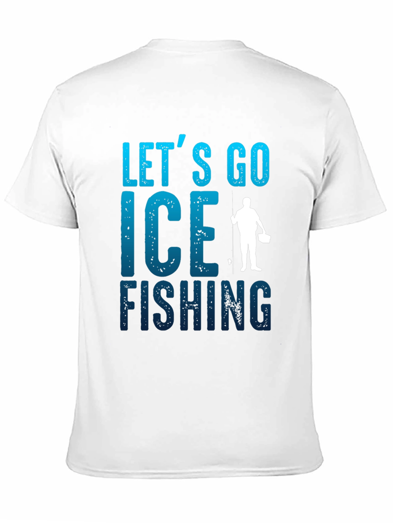 Lets Go Ice Fishing T-Shirt - Black