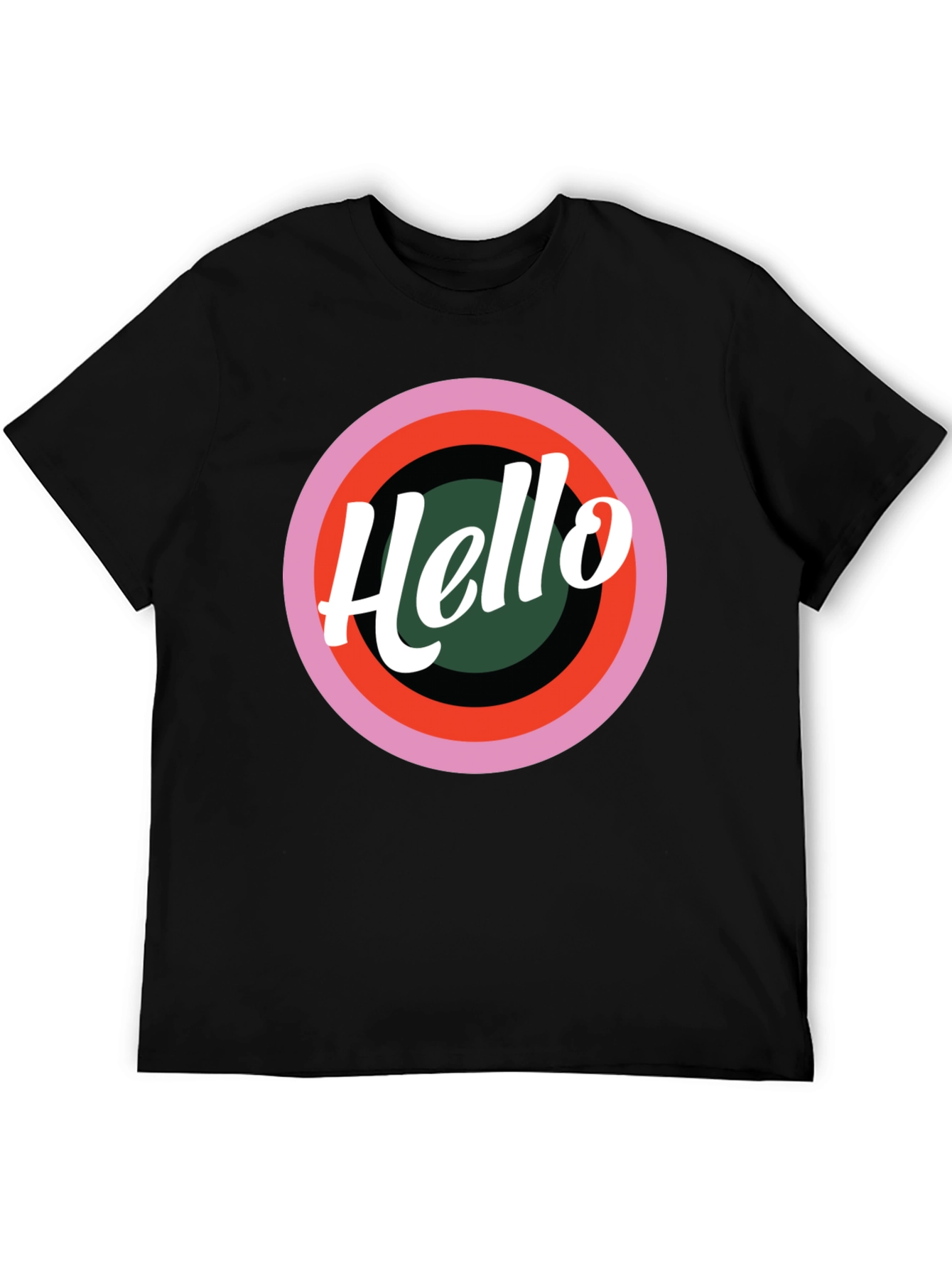 Hello Retro Graphic Tee - Stylish Casual T-Shirt