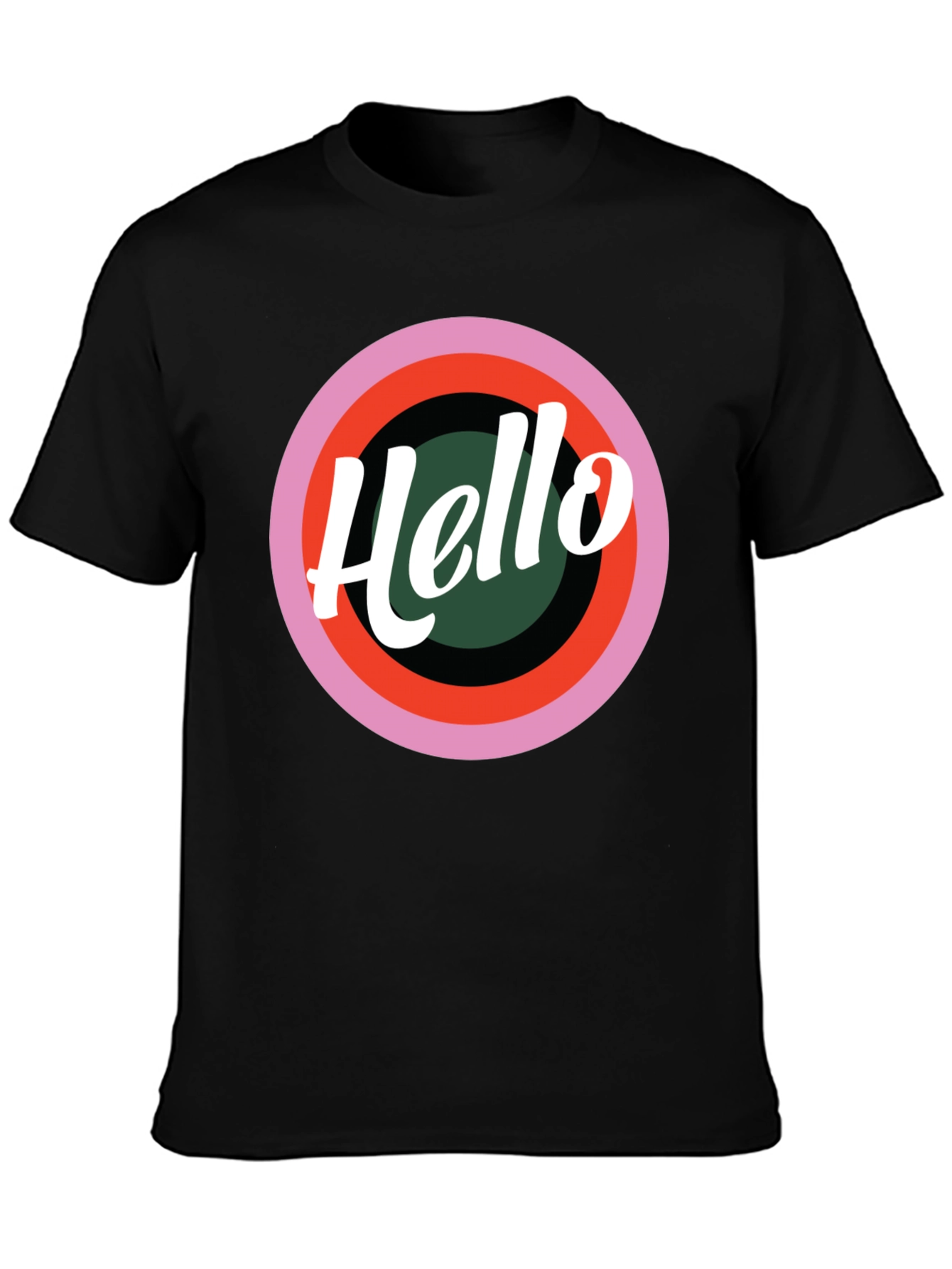 Hello Retro Graphic Tee - Stylish Casual T-Shirt
