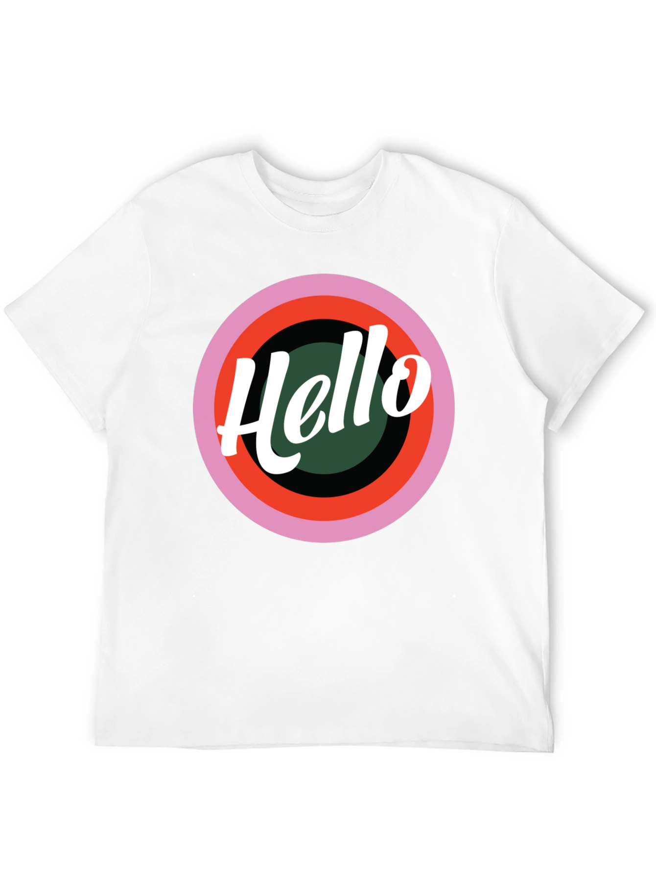 Hello Retro Graphic Tee - Stylish Casual T-Shirt