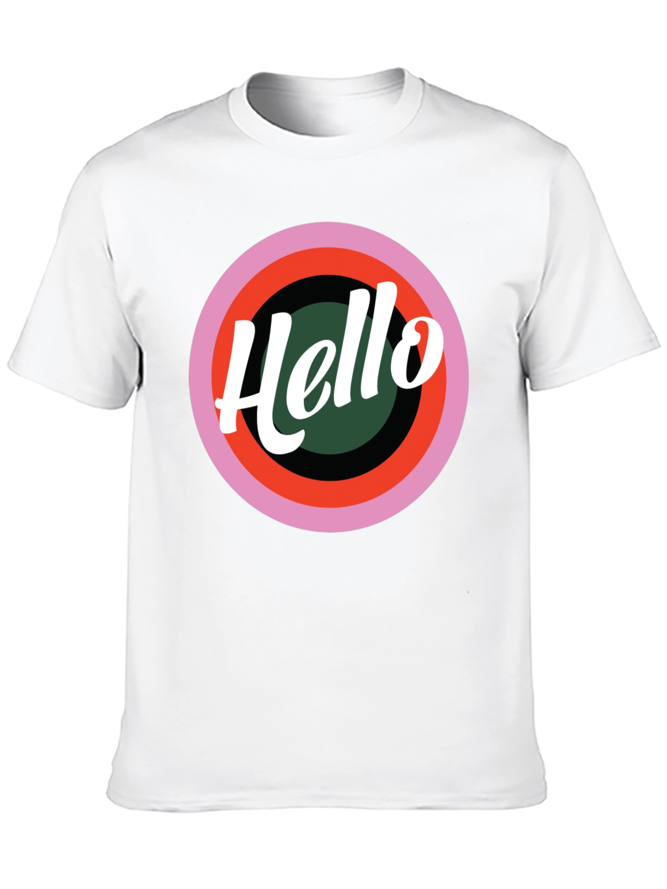 Hello Retro Graphic Tee - Stylish Casual T-Shirt