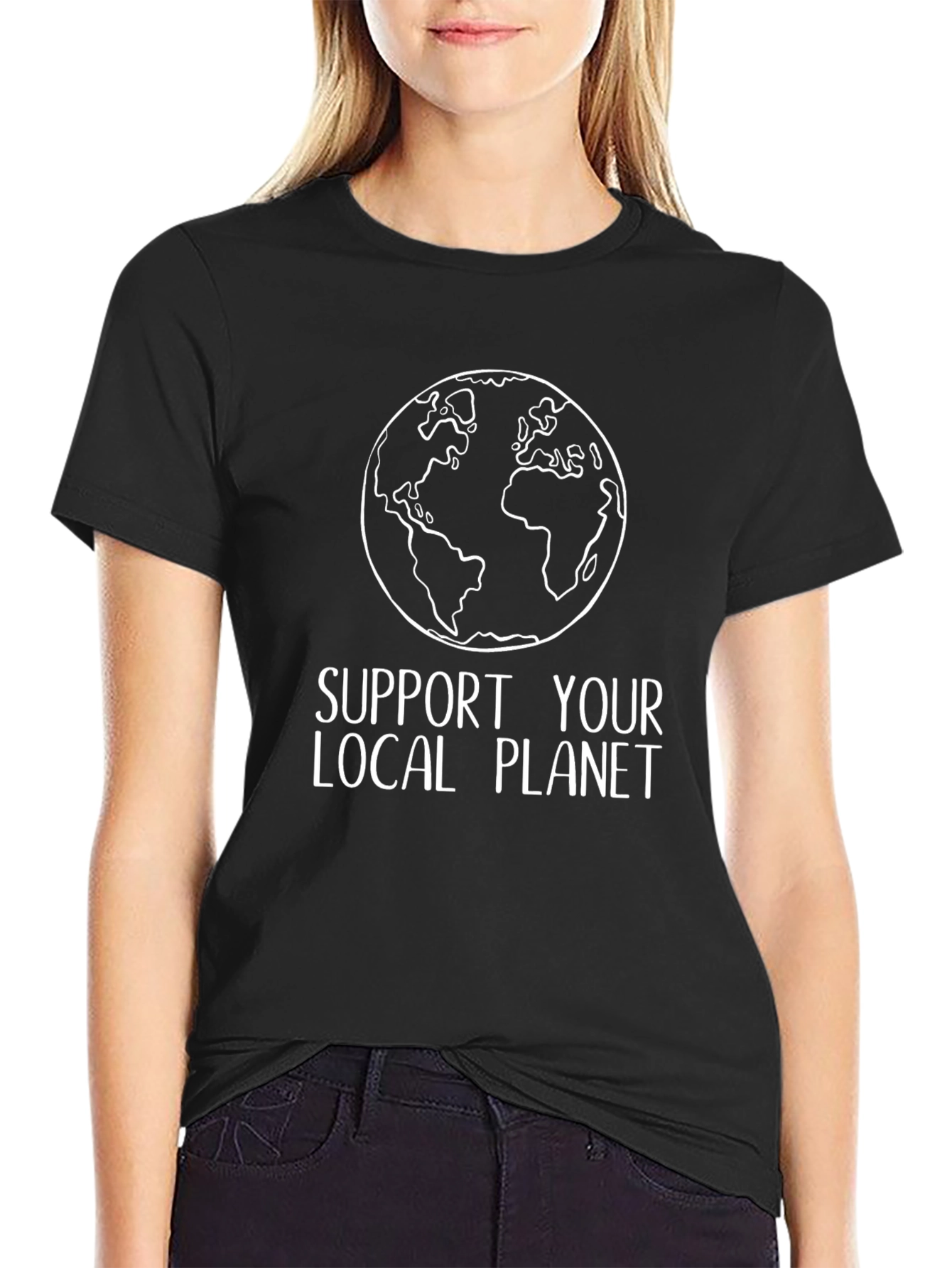 Support Your Local Planet Graphic Tee