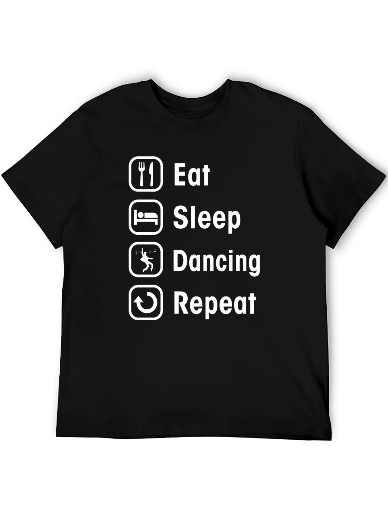 Eat Sleep Dancing Repeat Graphic Tee