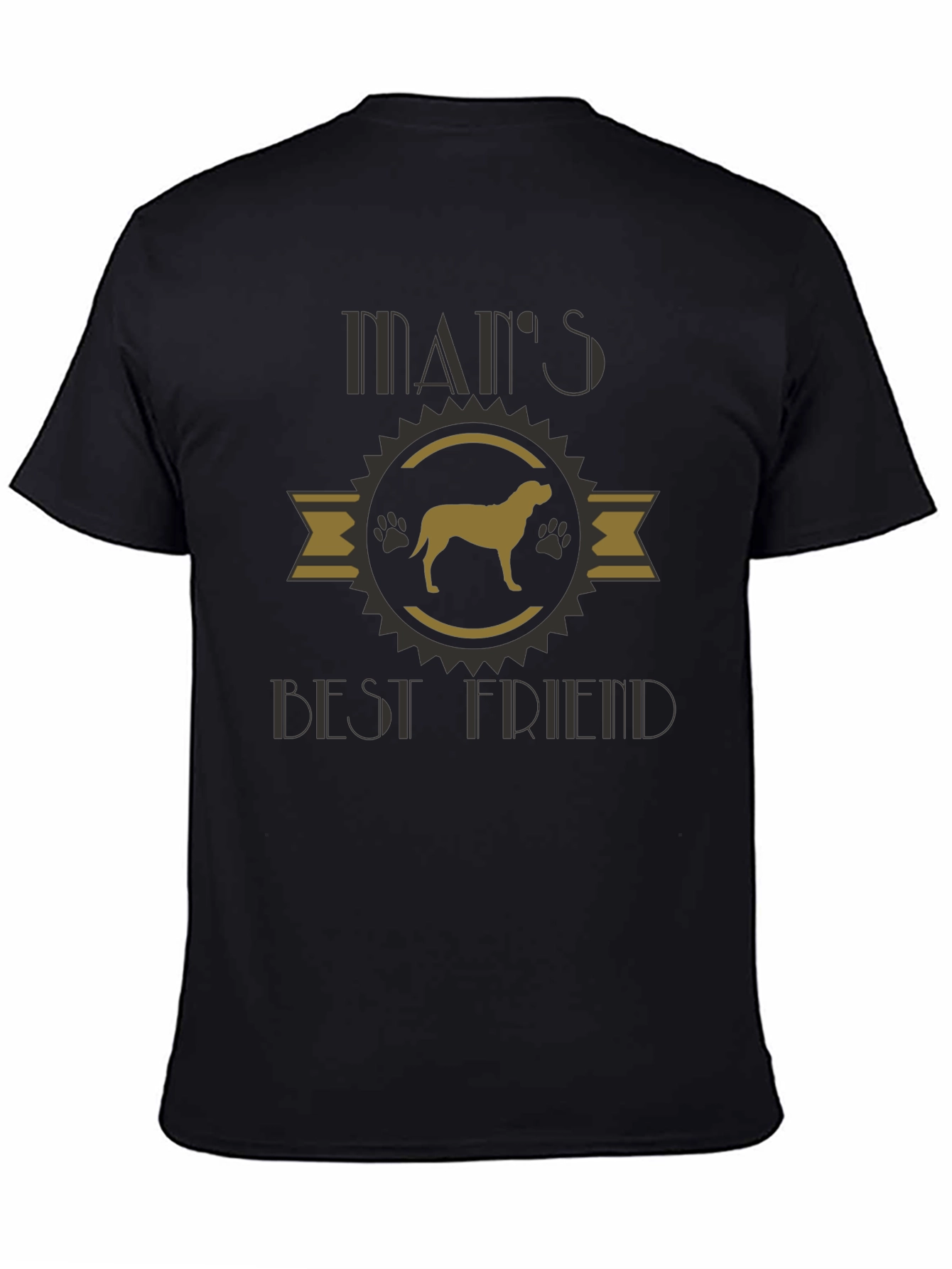 Mans Best Friend Dog Graphic T-Shirt