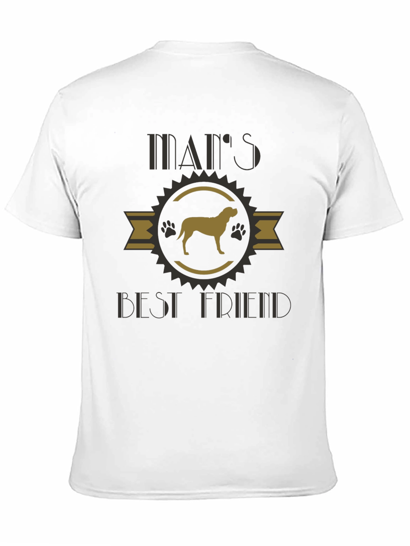 Mans Best Friend Dog Graphic T-Shirt