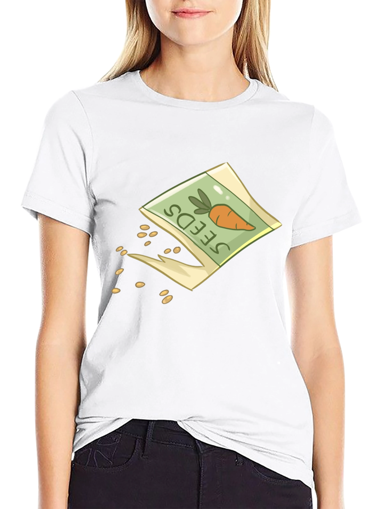 Carrot Seeds T-Shirt - Gardening Novelty Tee