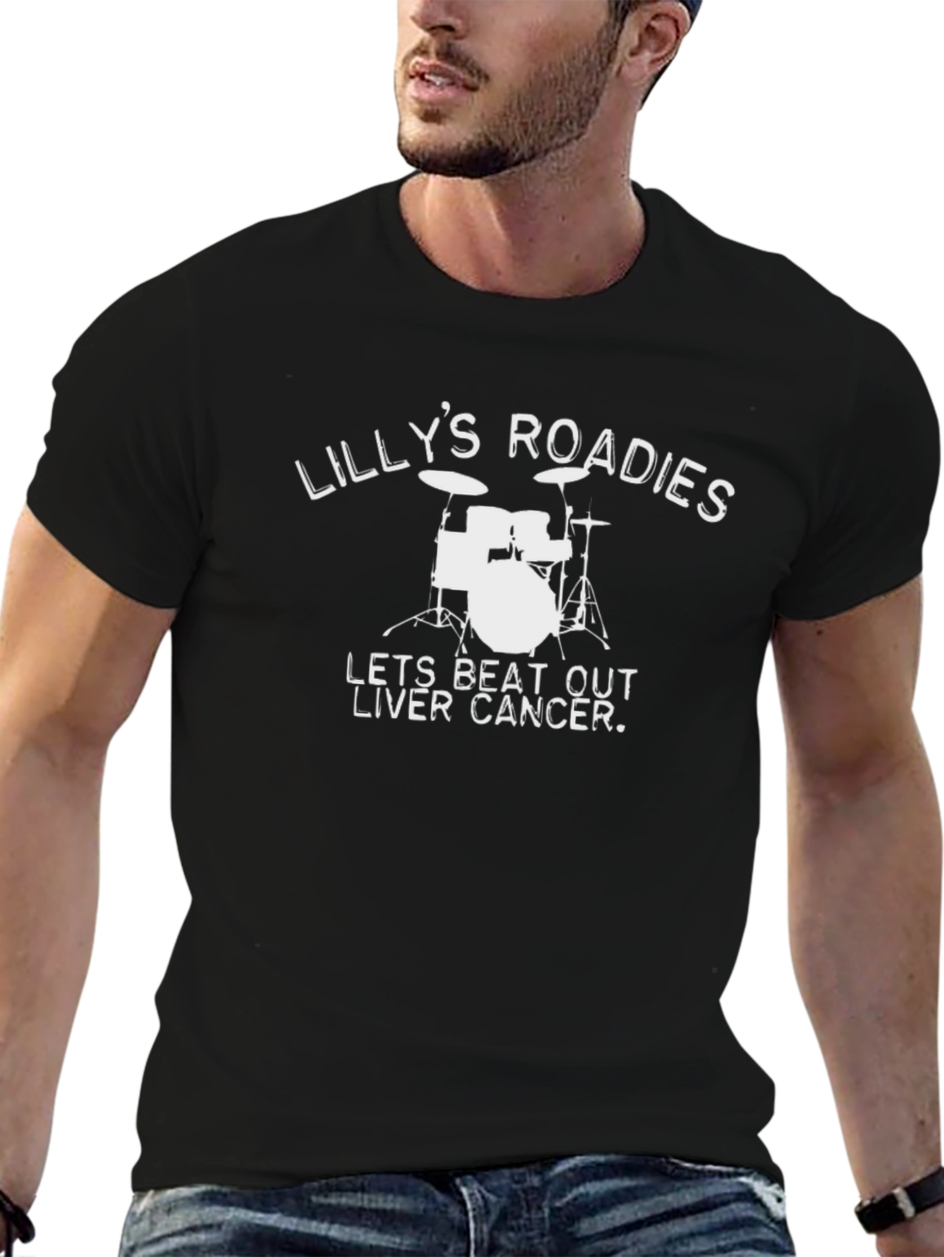 Lillys Roadies Liver Cancer Awareness T-Shirt