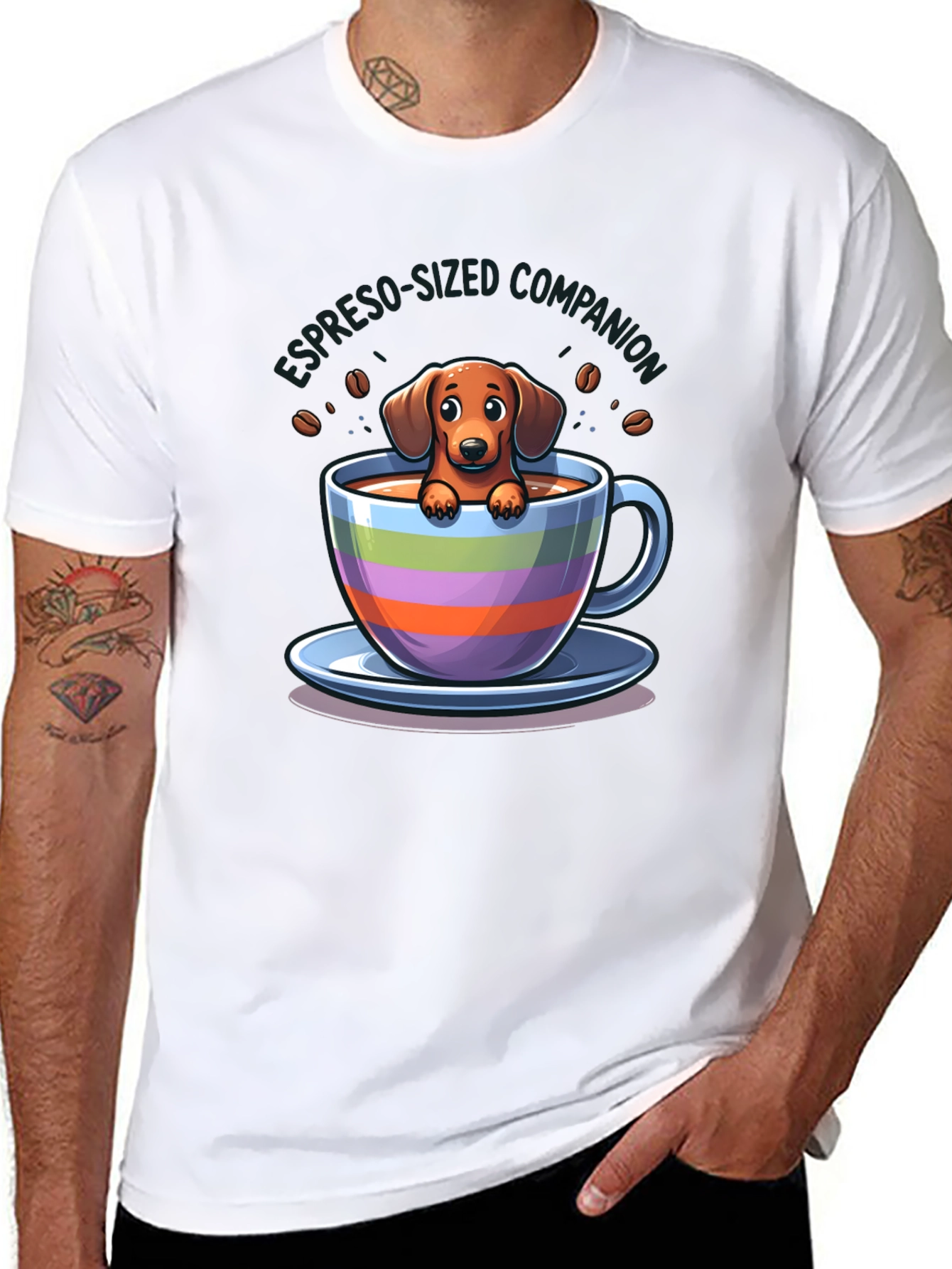 Espresso Dachshund T-Shirt