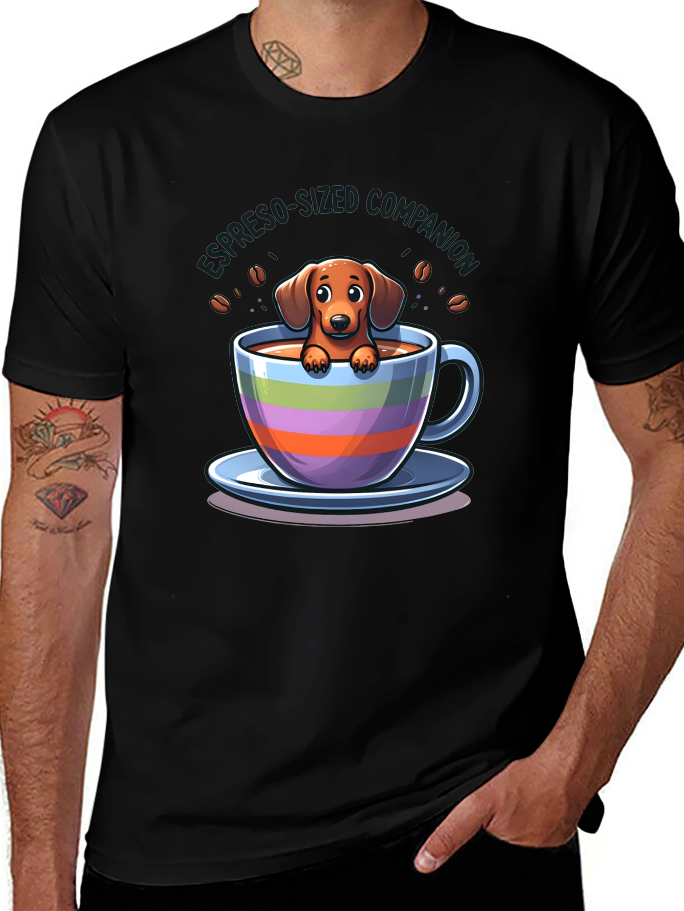 Espresso Dachshund T-Shirt
