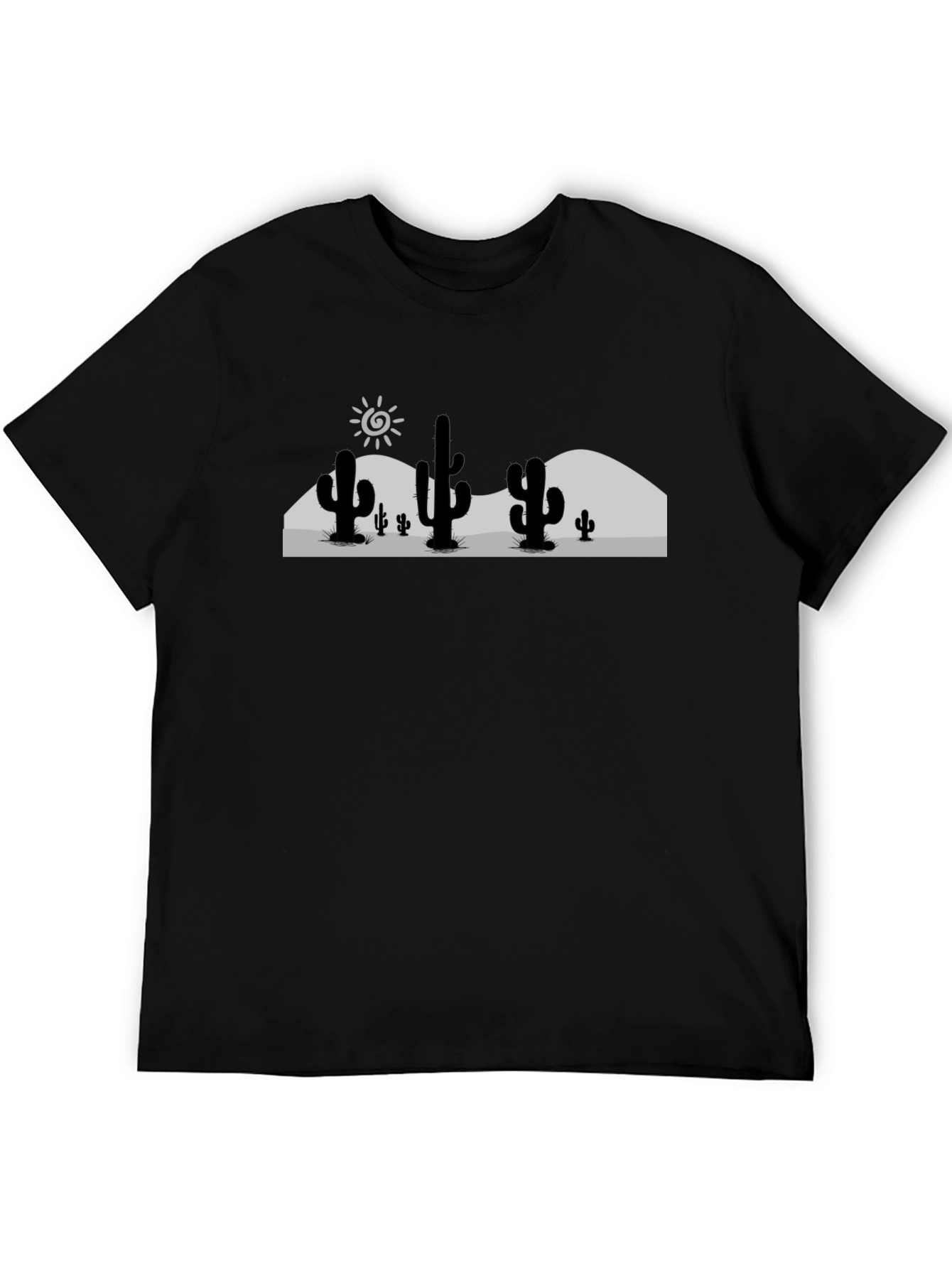 Cactus Graphic Tee - Desert Landscape Print