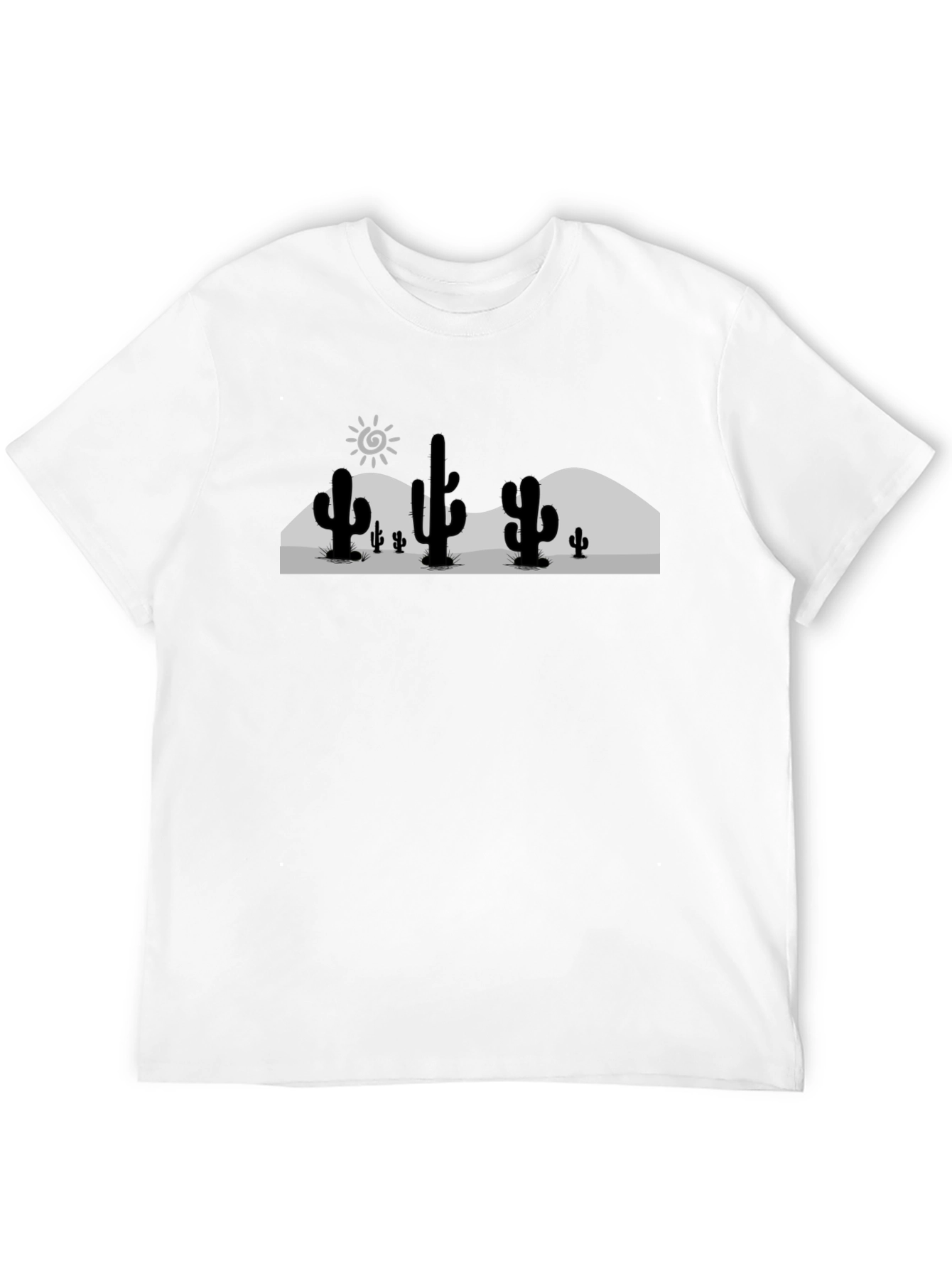 Cactus Graphic Tee - Desert Landscape Print