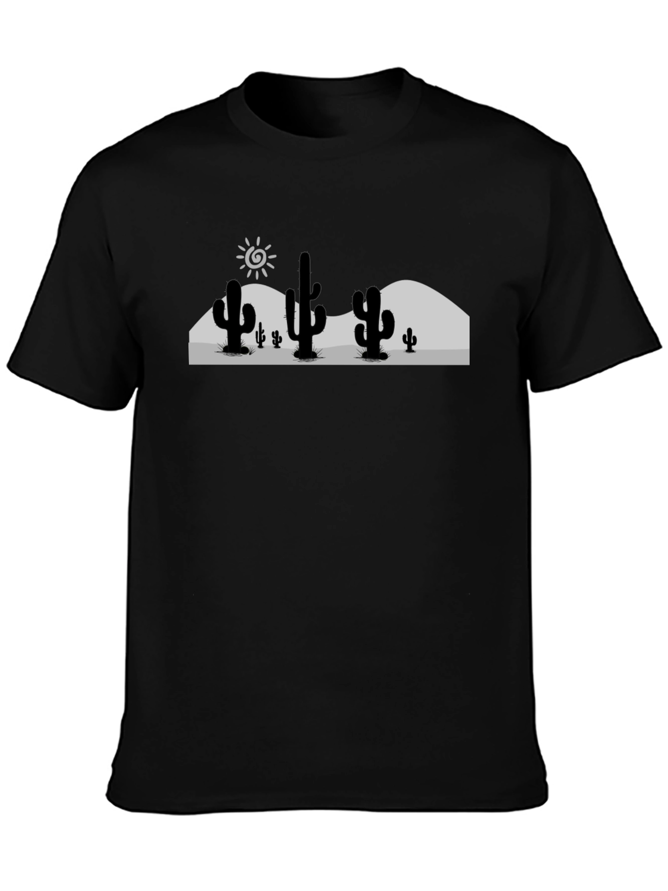 Cactus Graphic Tee - Desert Landscape Print