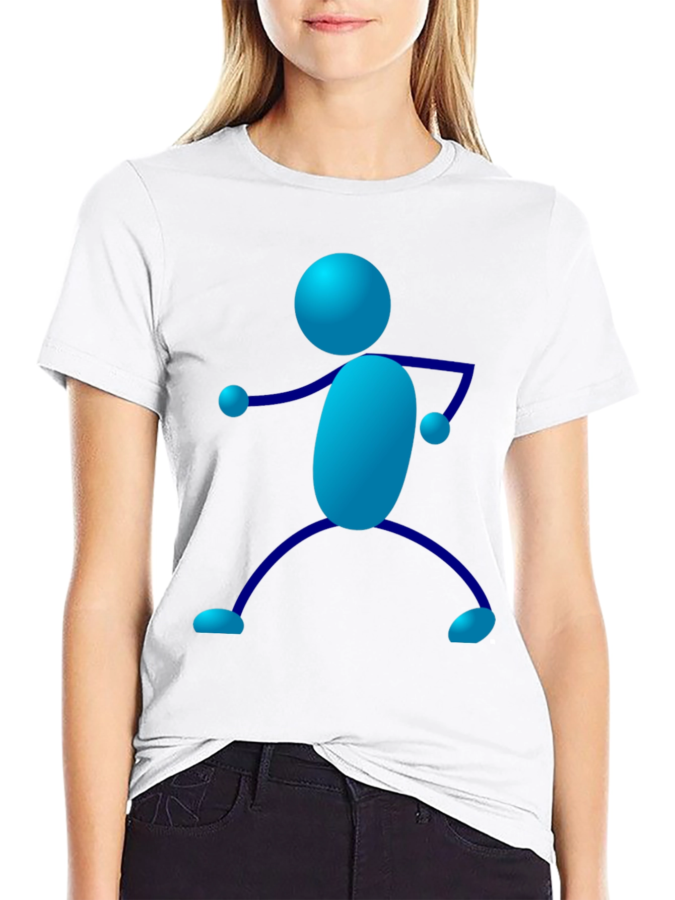 Fun Stick Figure Graphic Tee