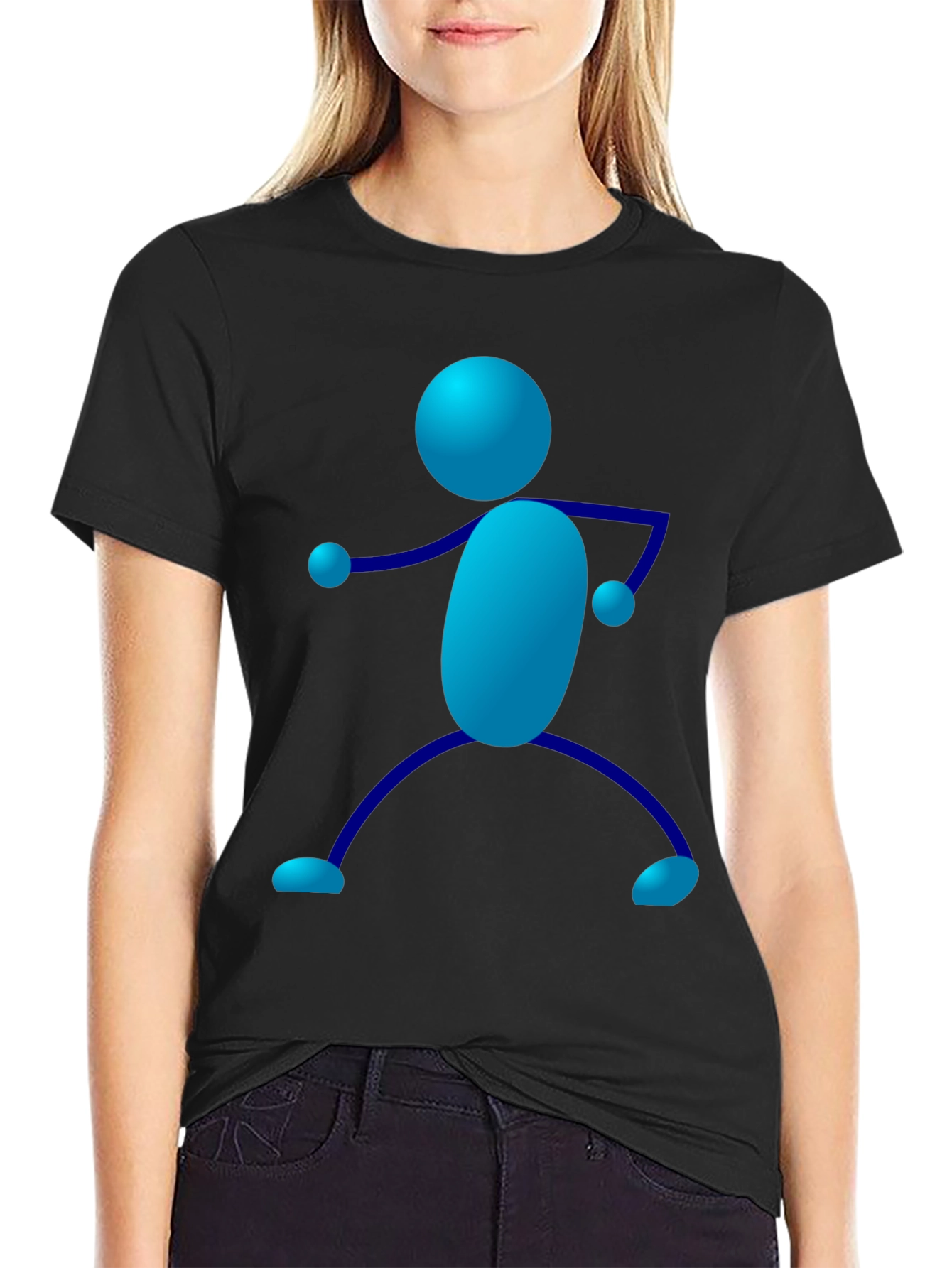 Fun Stick Figure Graphic Tee