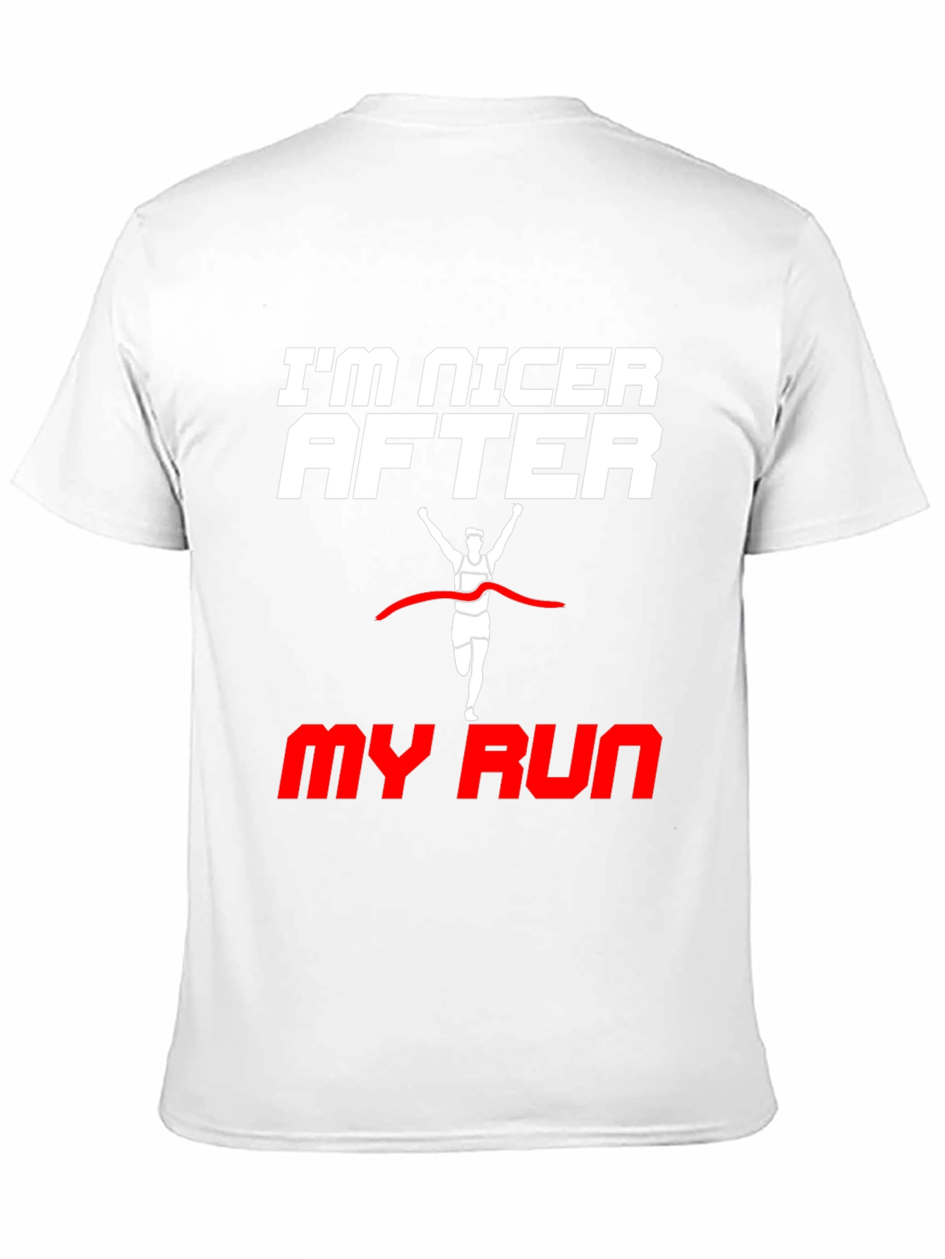 Im Nicer After My Run Black T-Shirt