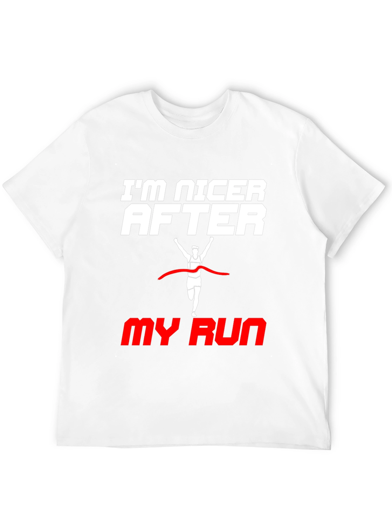 Im Nicer After My Run Black T-Shirt