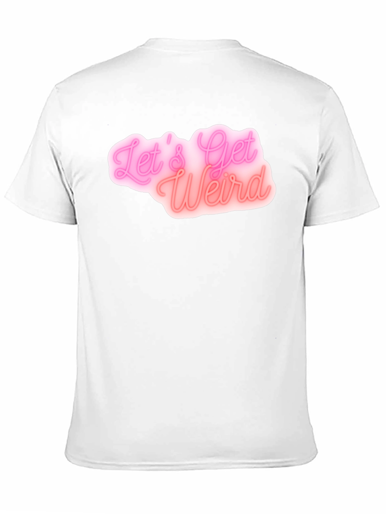 Lets Get Weird Black Graphic Tee