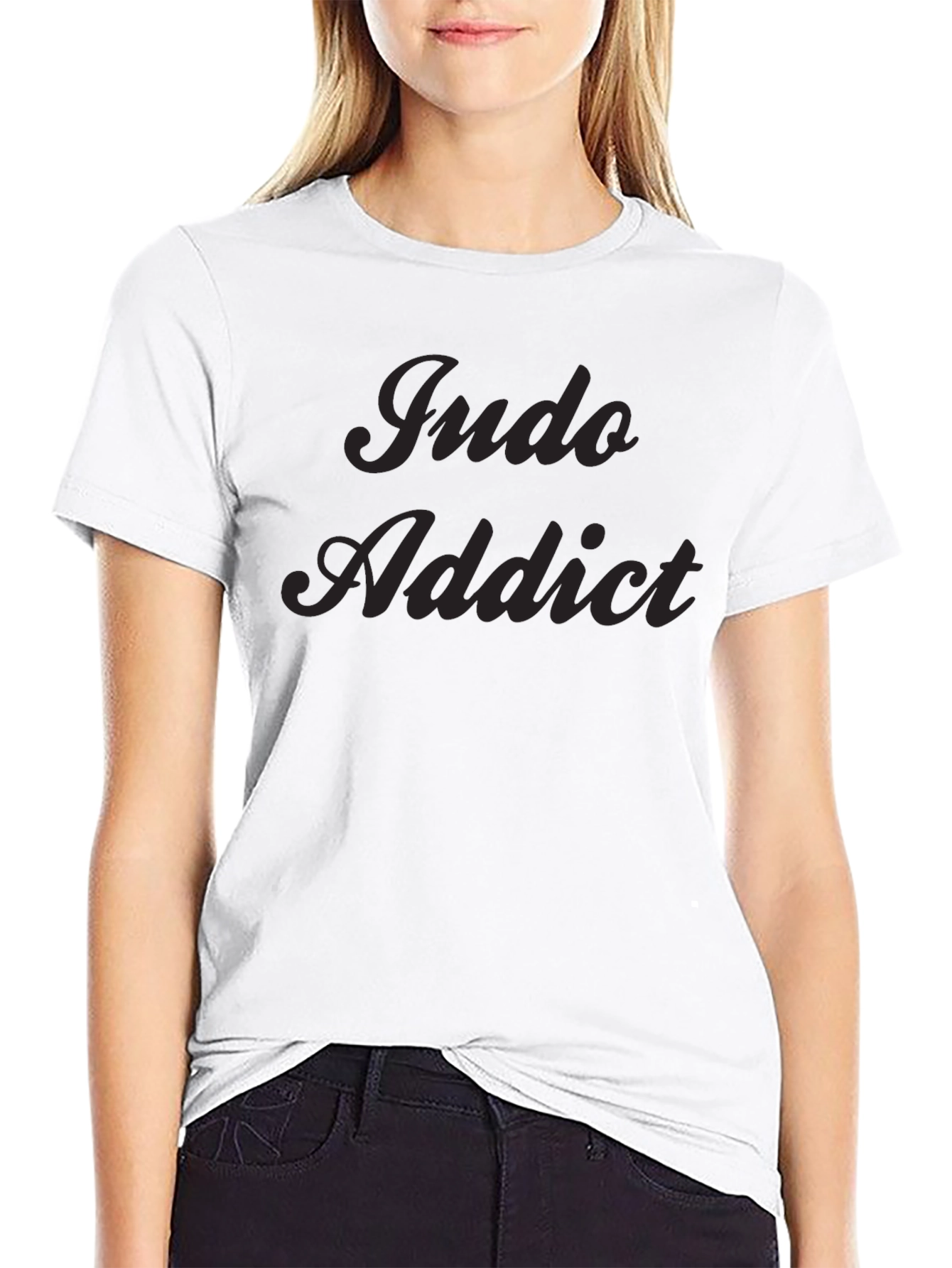 Judo Addict Black T-Shirt Mens Fashion Tee